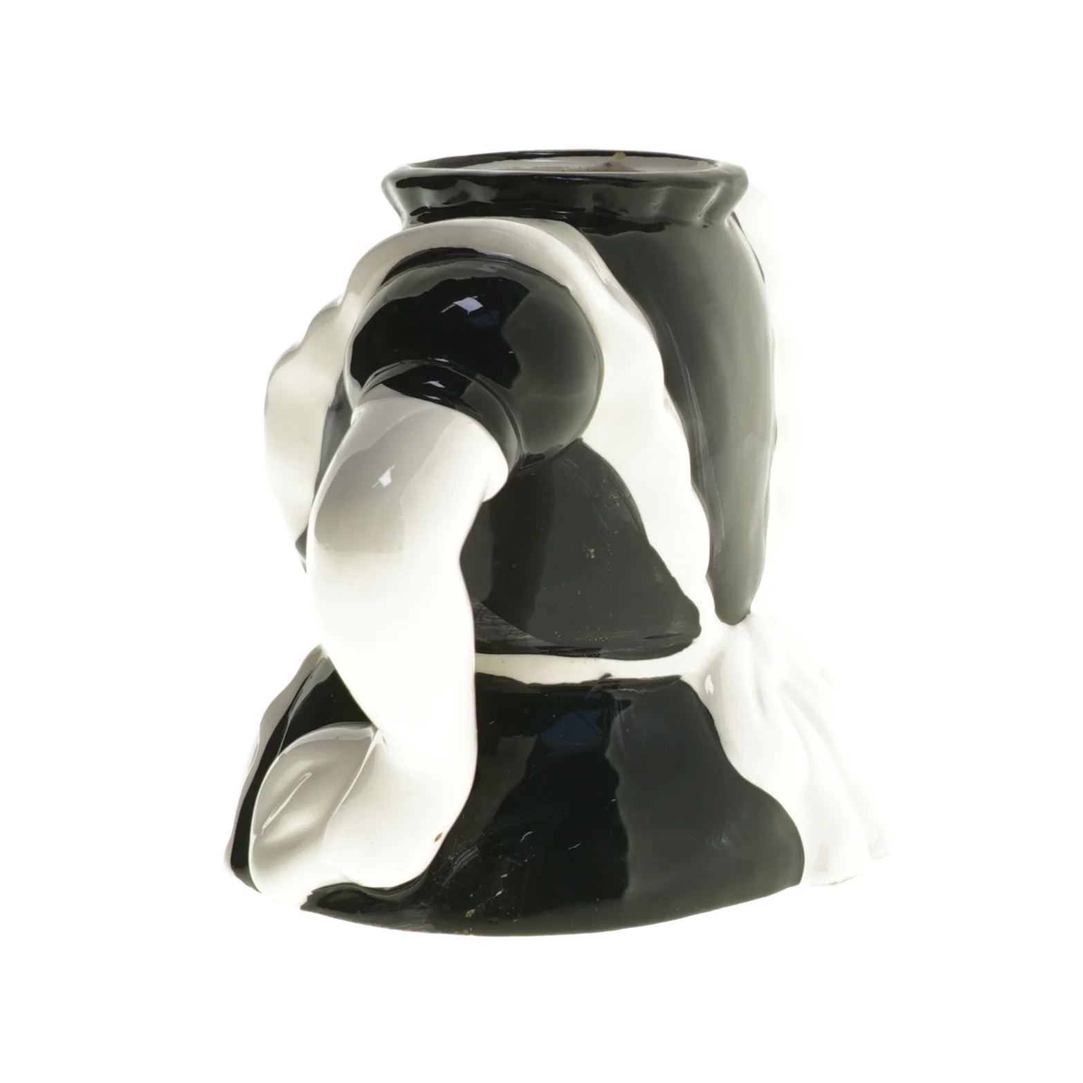 Keramisk vase i form af tjenestepige (str. 13x12x24 cm)