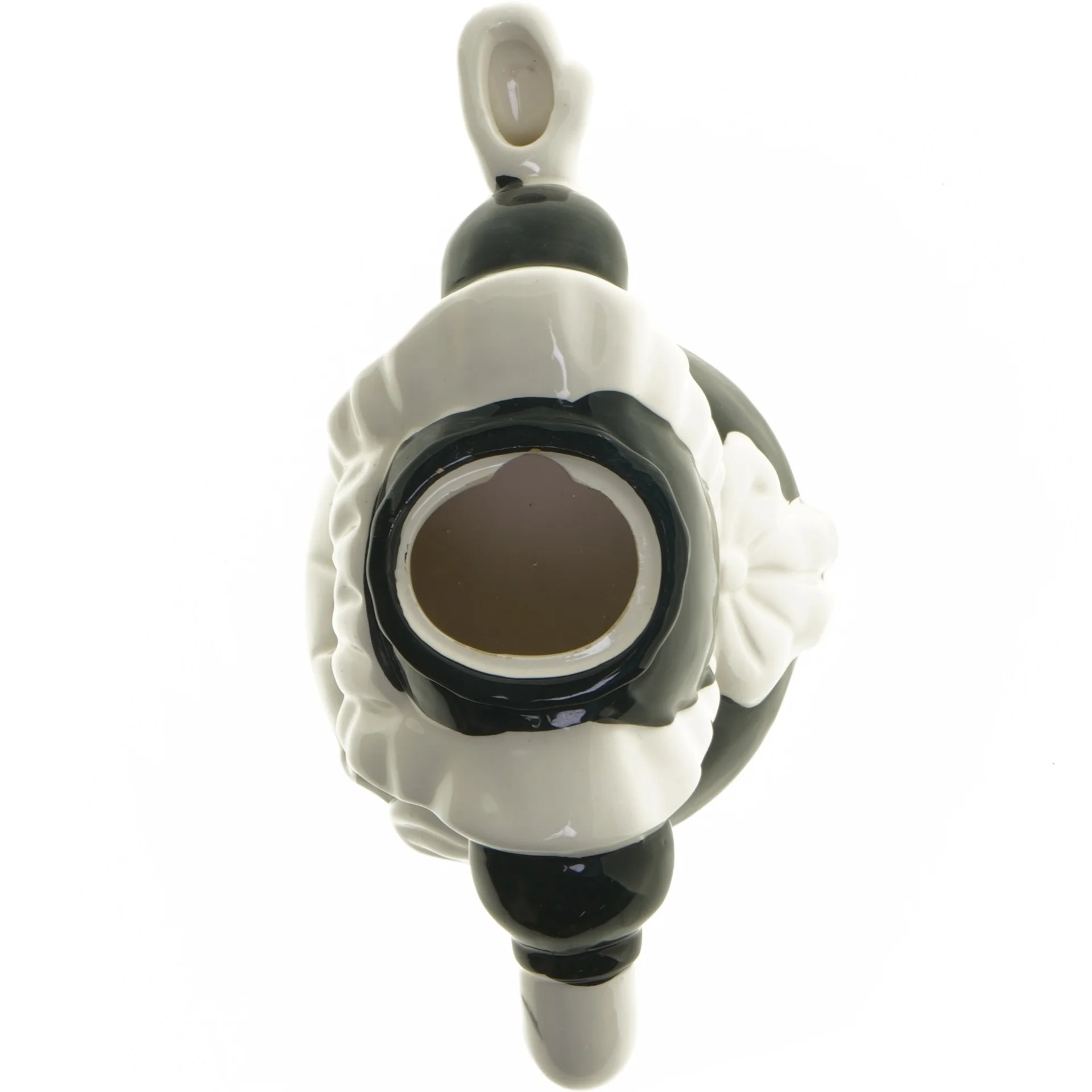 Keramisk vase i form af tjenestepige (str. 13x12x24 cm)