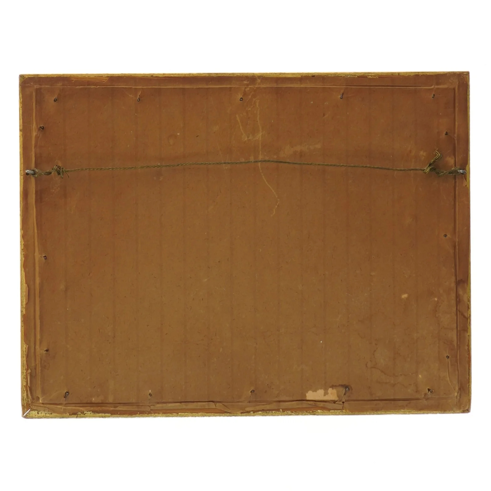 Indrammet akvarel af Paestum (str. 29x22 cm)