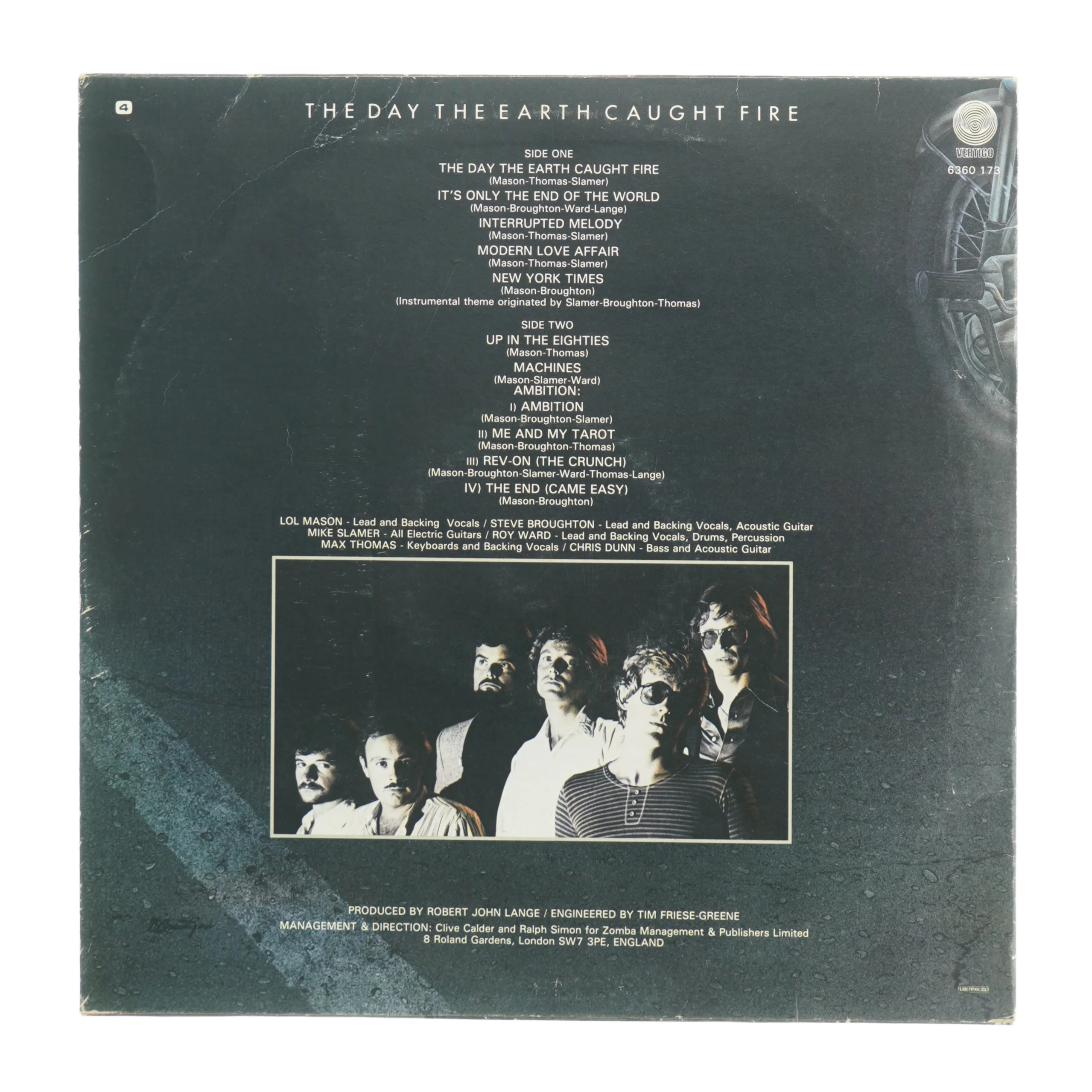 City Boy - The Day The Earth Caught Fire (LP)