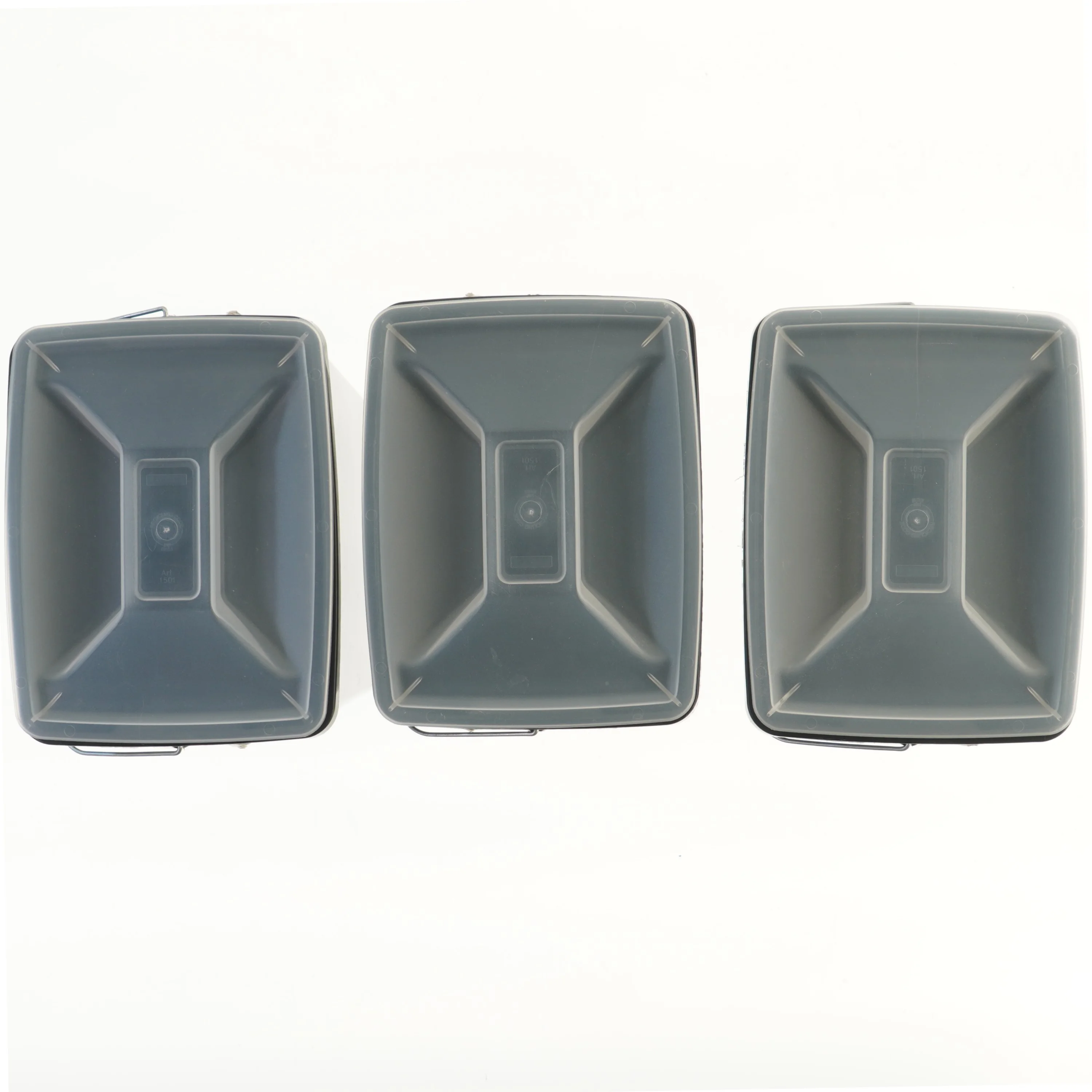 Sort affaldsspand sæt, 3 styk fra Curver (str. 30x20x15, 3 styk cm)