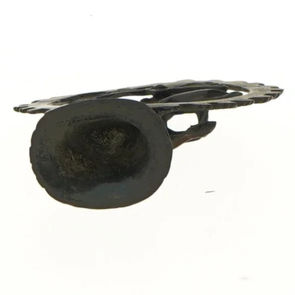 Lille statue af Shiva som Nataraja (str. Ø 9 cm)