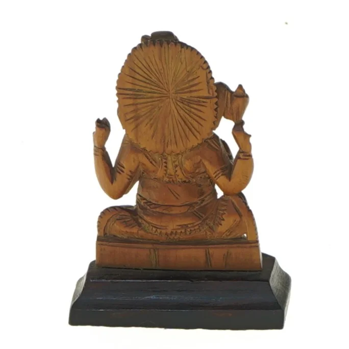 Træfigur af Ganesha (str. 9 cm)