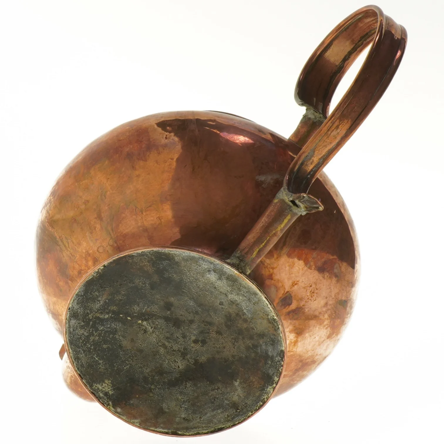 Kobber tekande (str. Ø 16x18 cm)