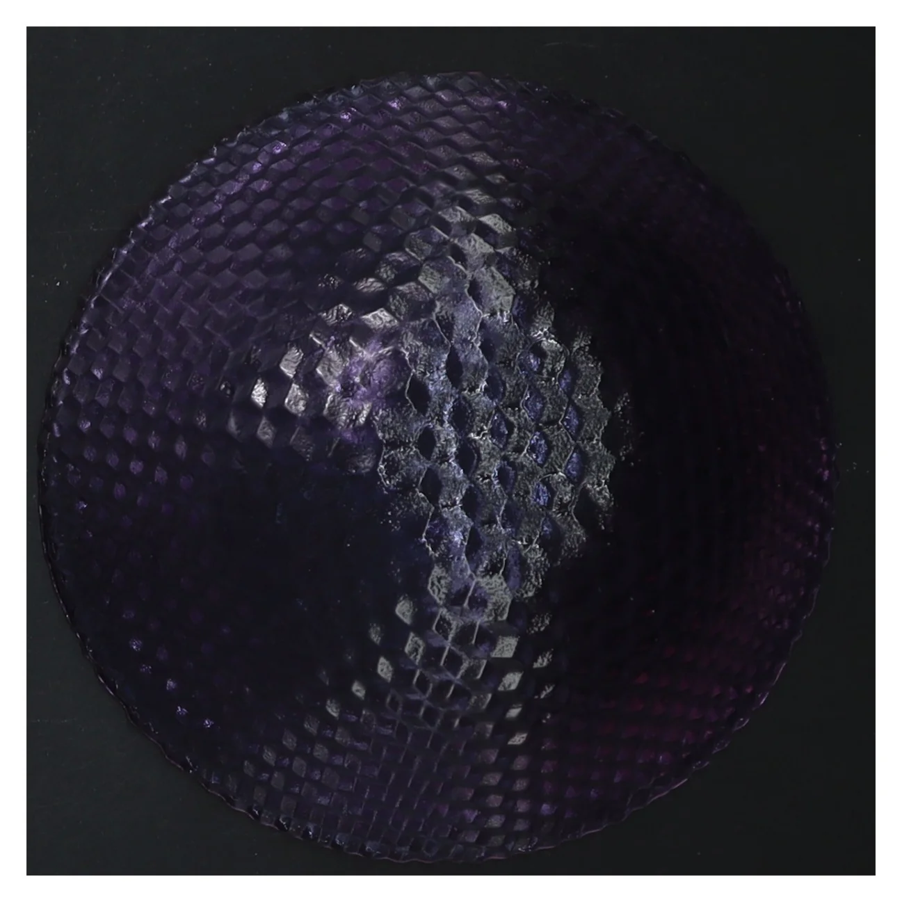 Glasfarvet skål (str. Ø 13x6,5 cm)