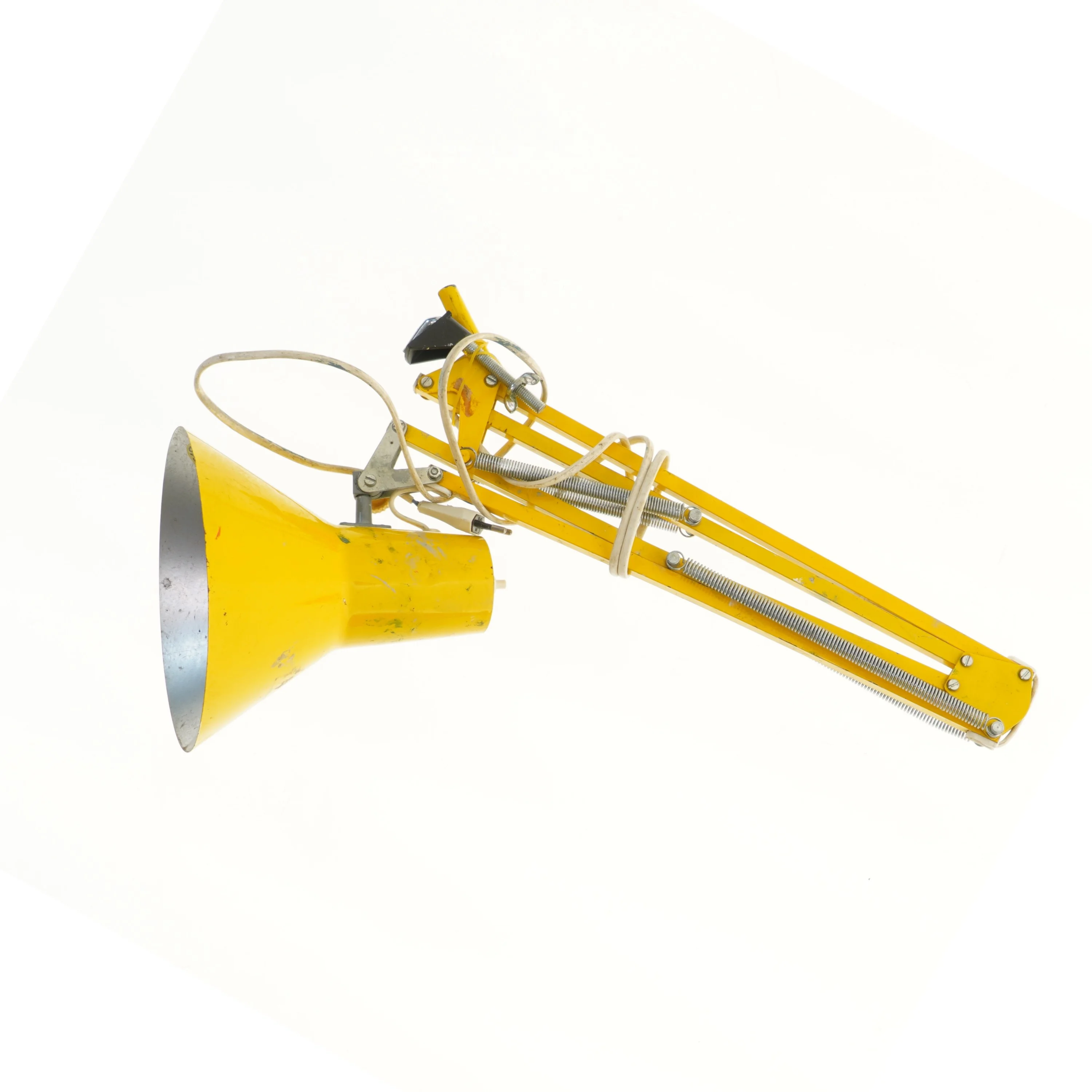 Gul væglampe (str. 55 cm)