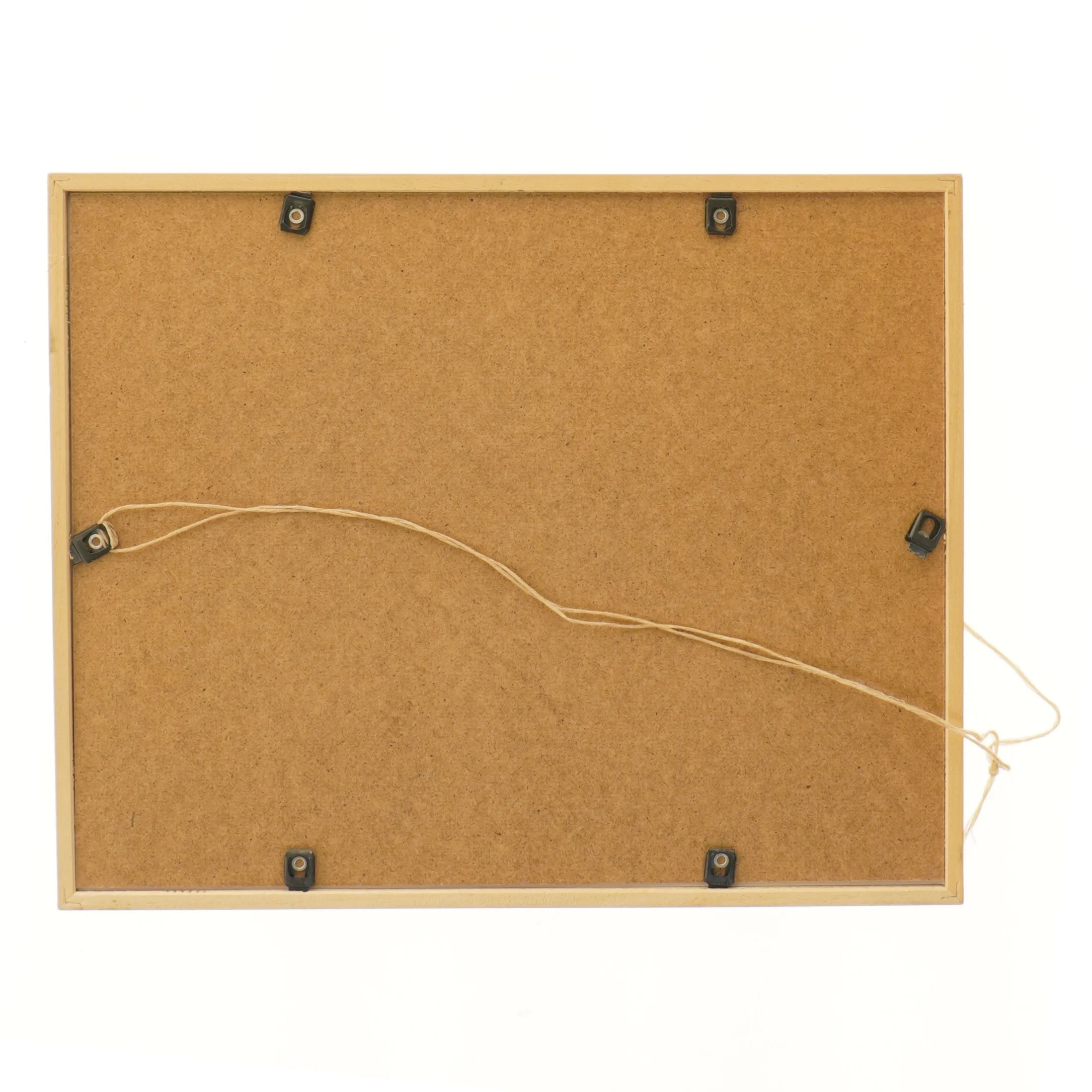 Indrammet landskabsmaleri (str. 36,5x29,5 cm)