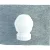 Lampe Hvid/opal (str. 20 cm)