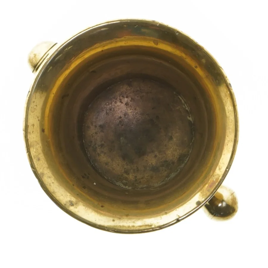 Messing morter (str. 9,5 cm)