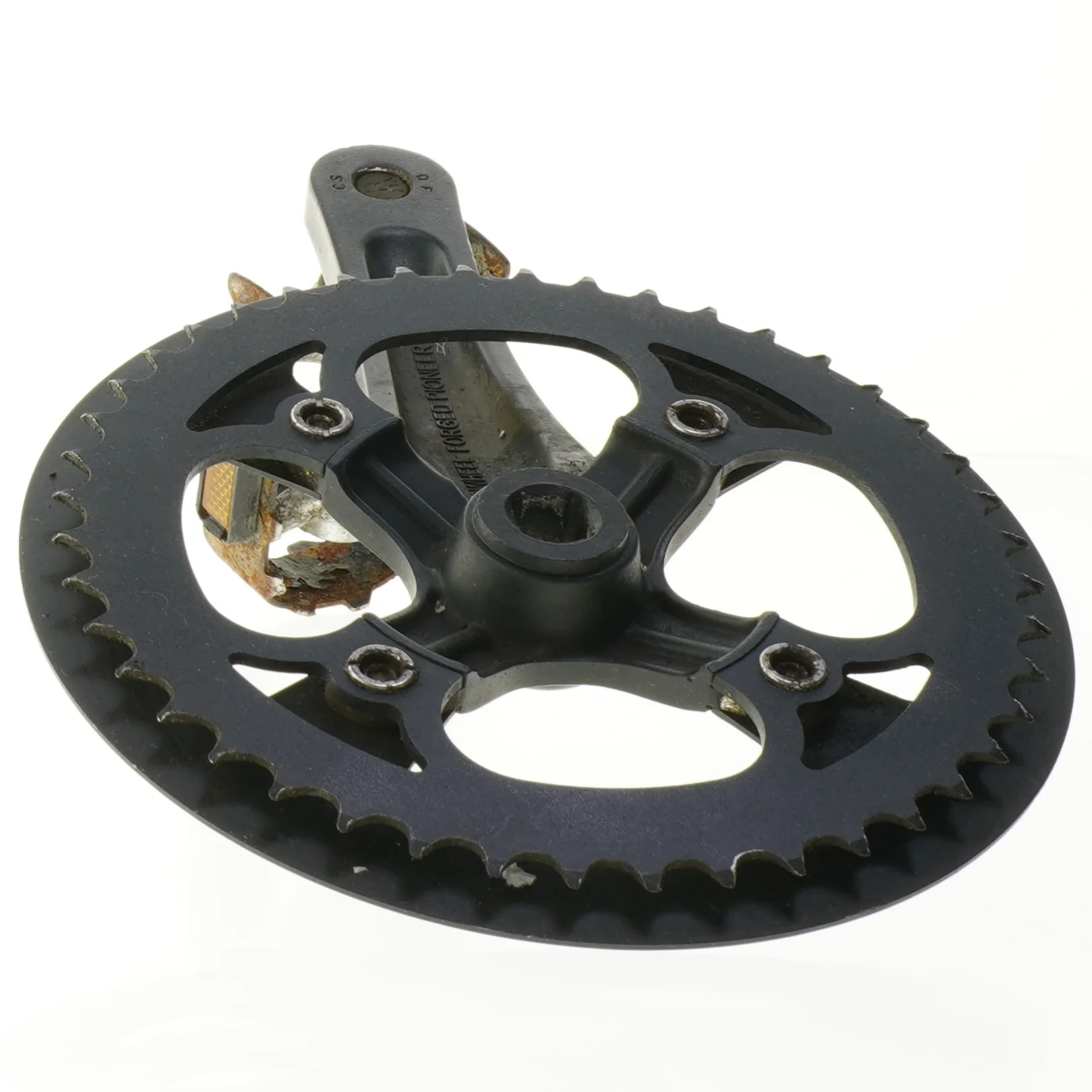 Cykelkranksæt med pedaler (kun højre arm) (str. 28. x 20 cm)