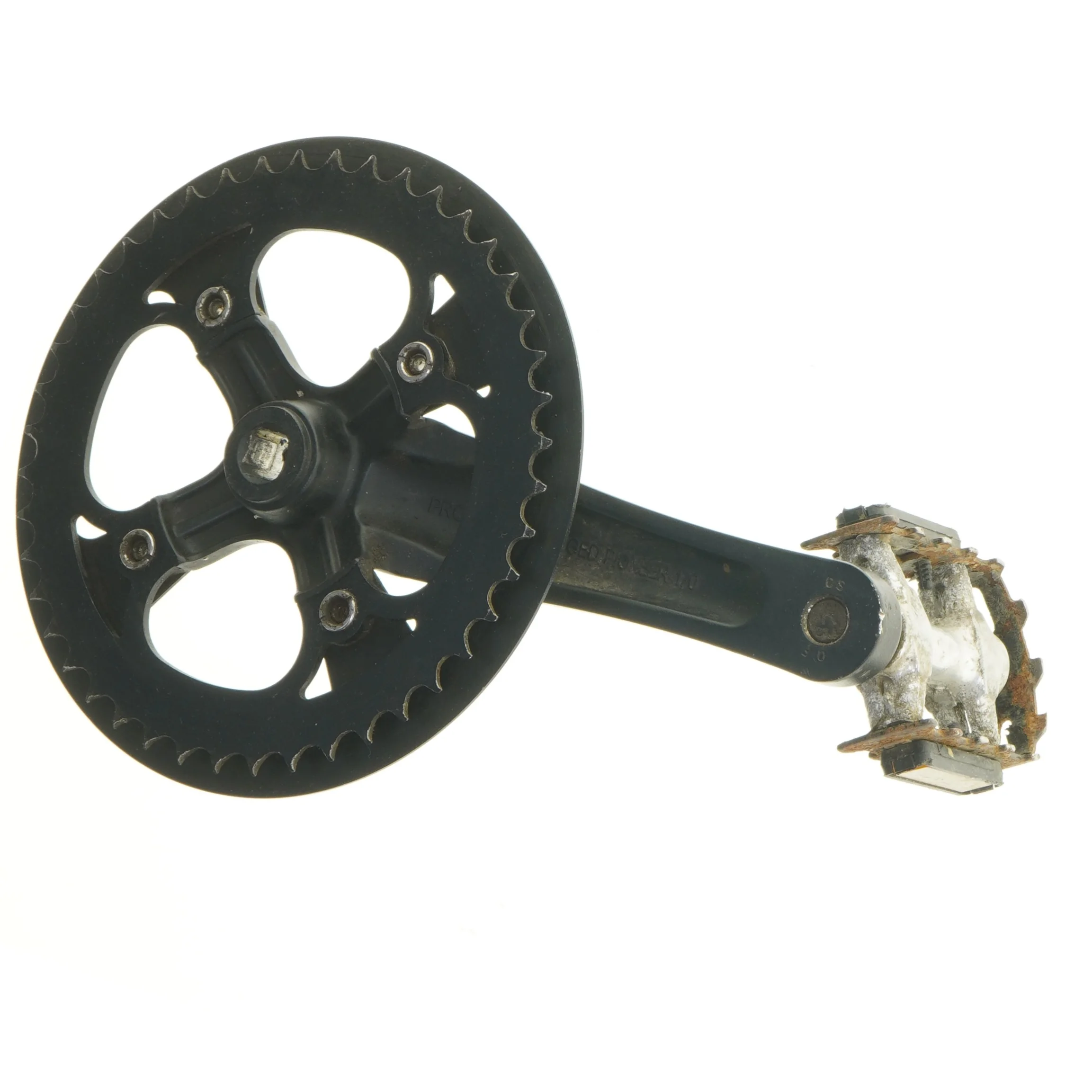 Cykelkranksæt med pedaler (kun højre arm) (str. 28. x 20 cm)