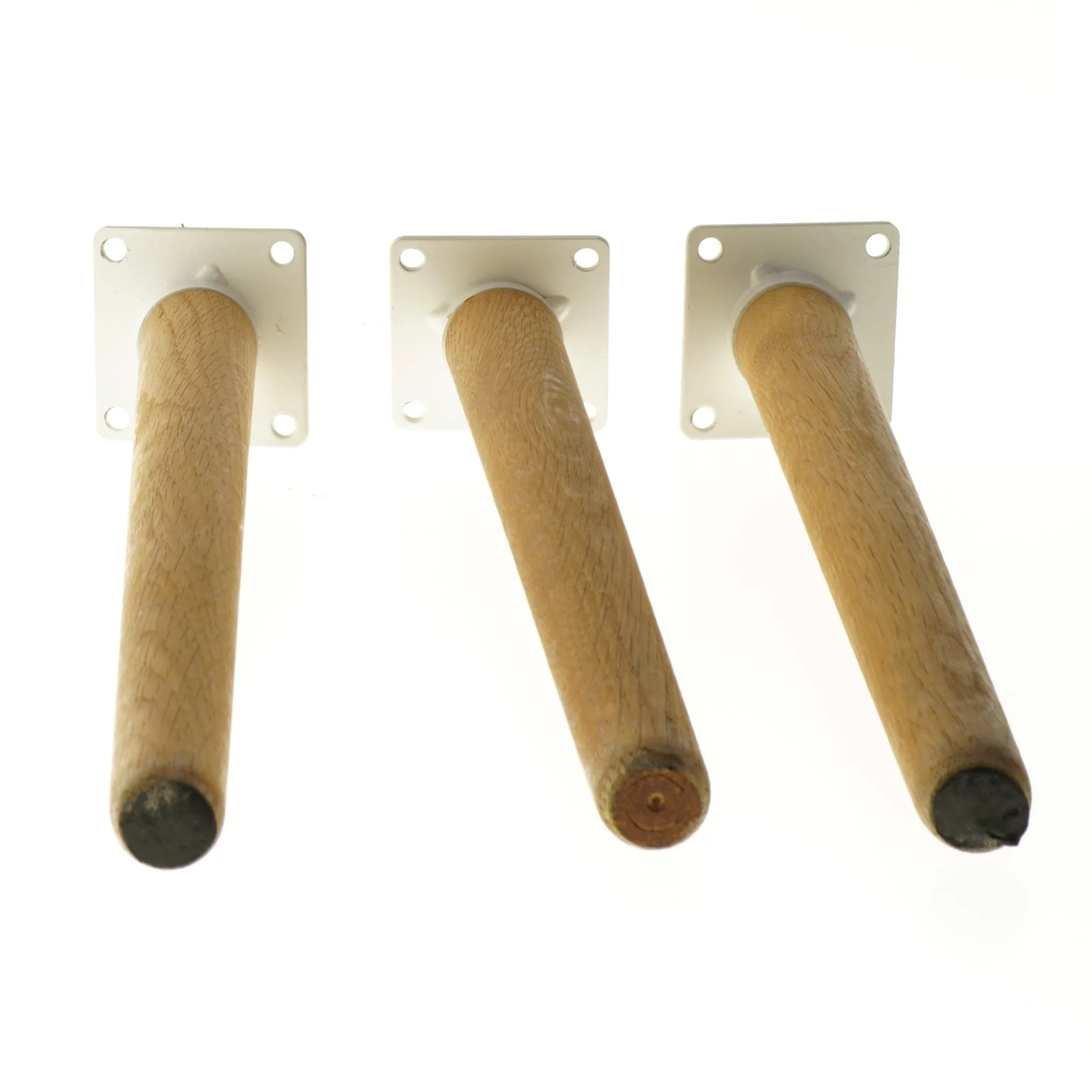 Sæt af bordben i træ (str. 43 cm)