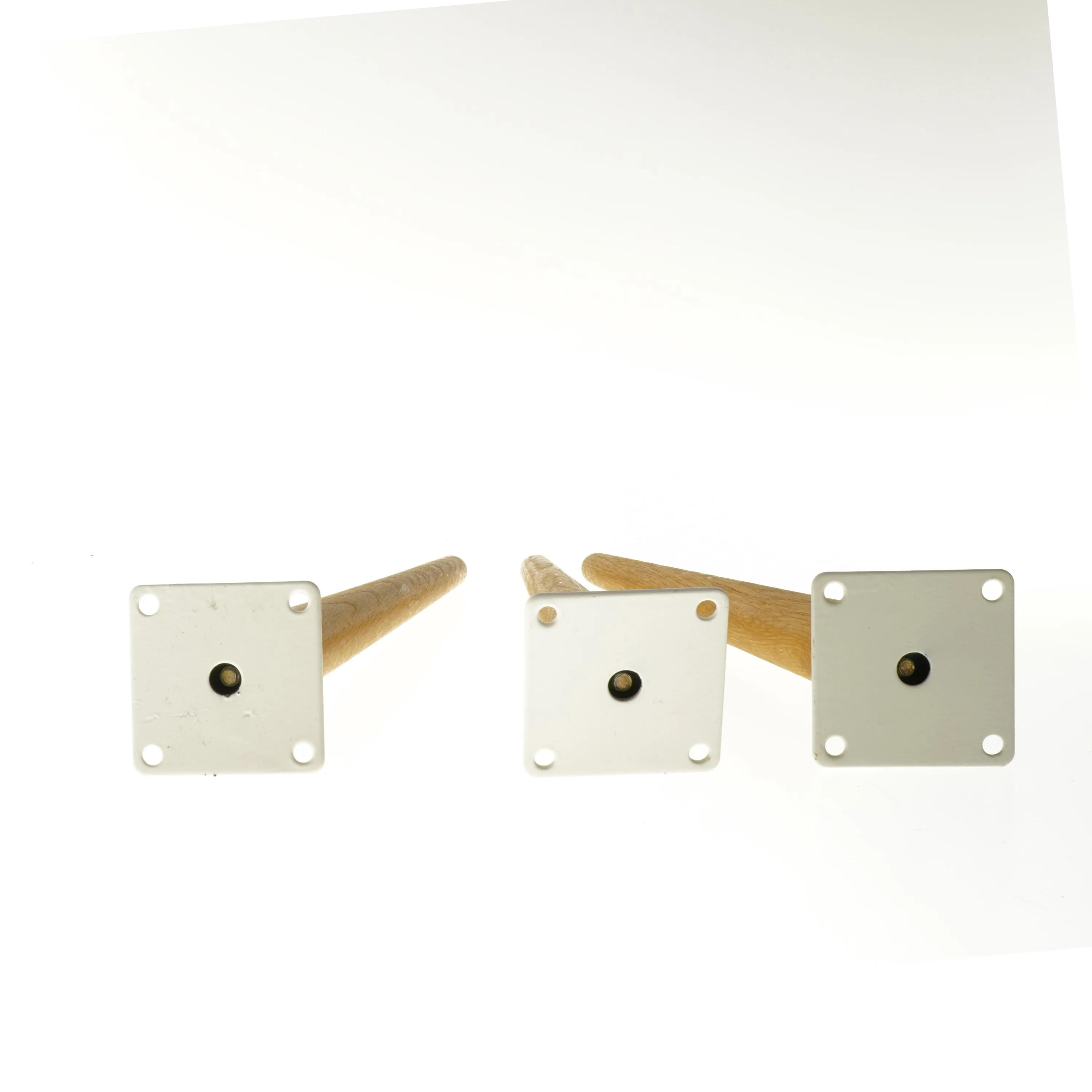 Sæt af bordben i træ (str. 43 cm)