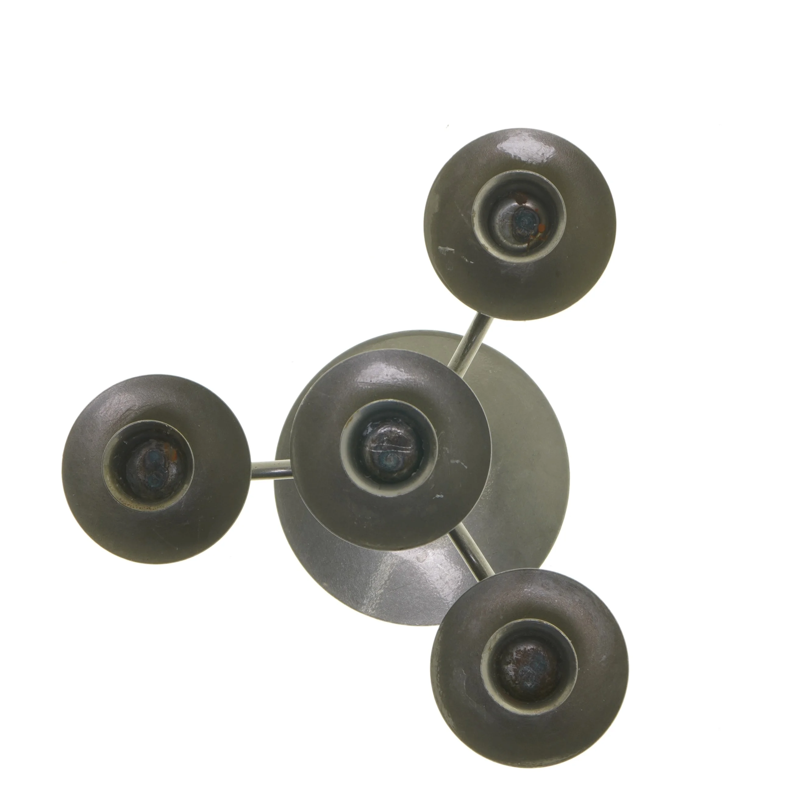 Lysestage med fire holdere (str. 31 cm)