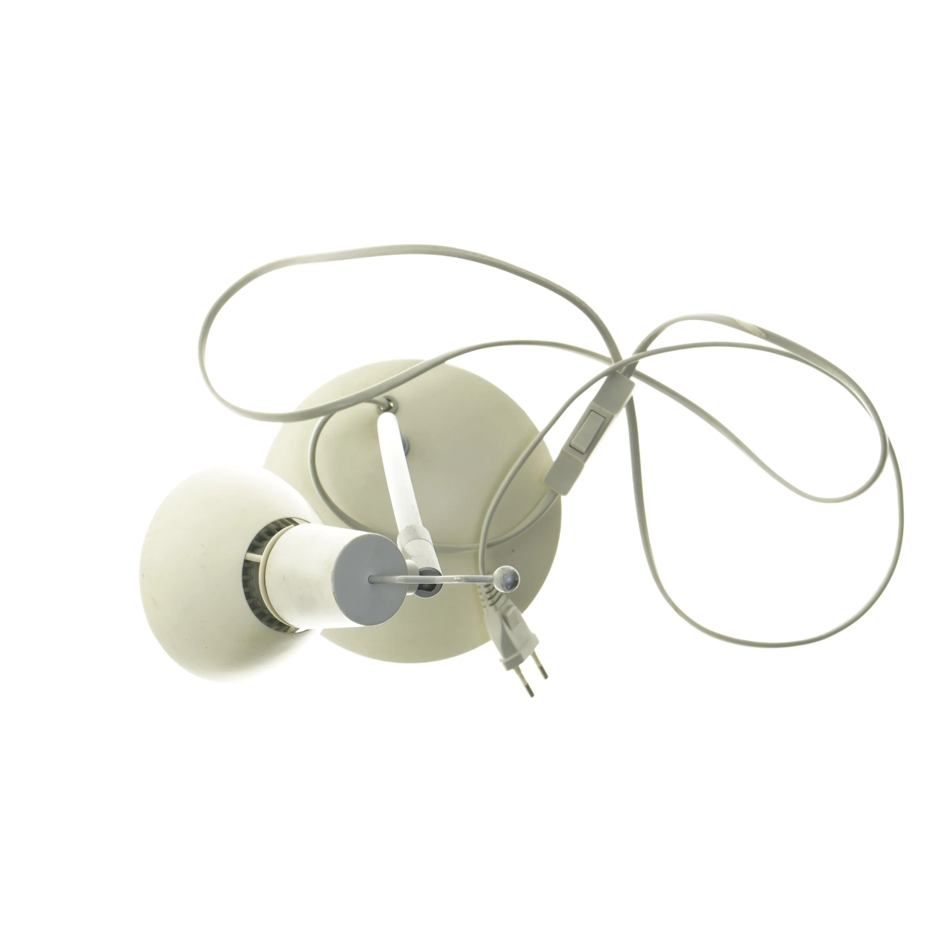 Bordlampe med hvid skærm (str. 41,5 cm)