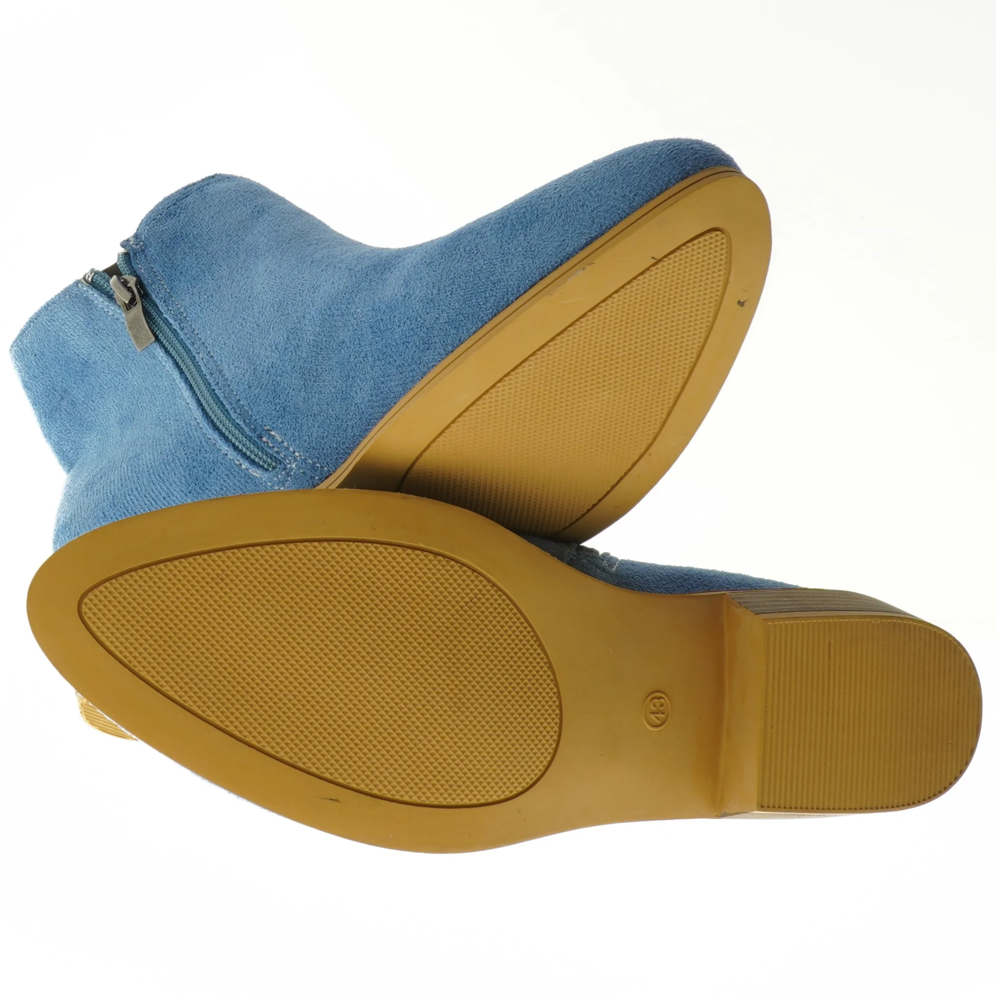 Blå ankelstøvler str. 43 (str. 43 )