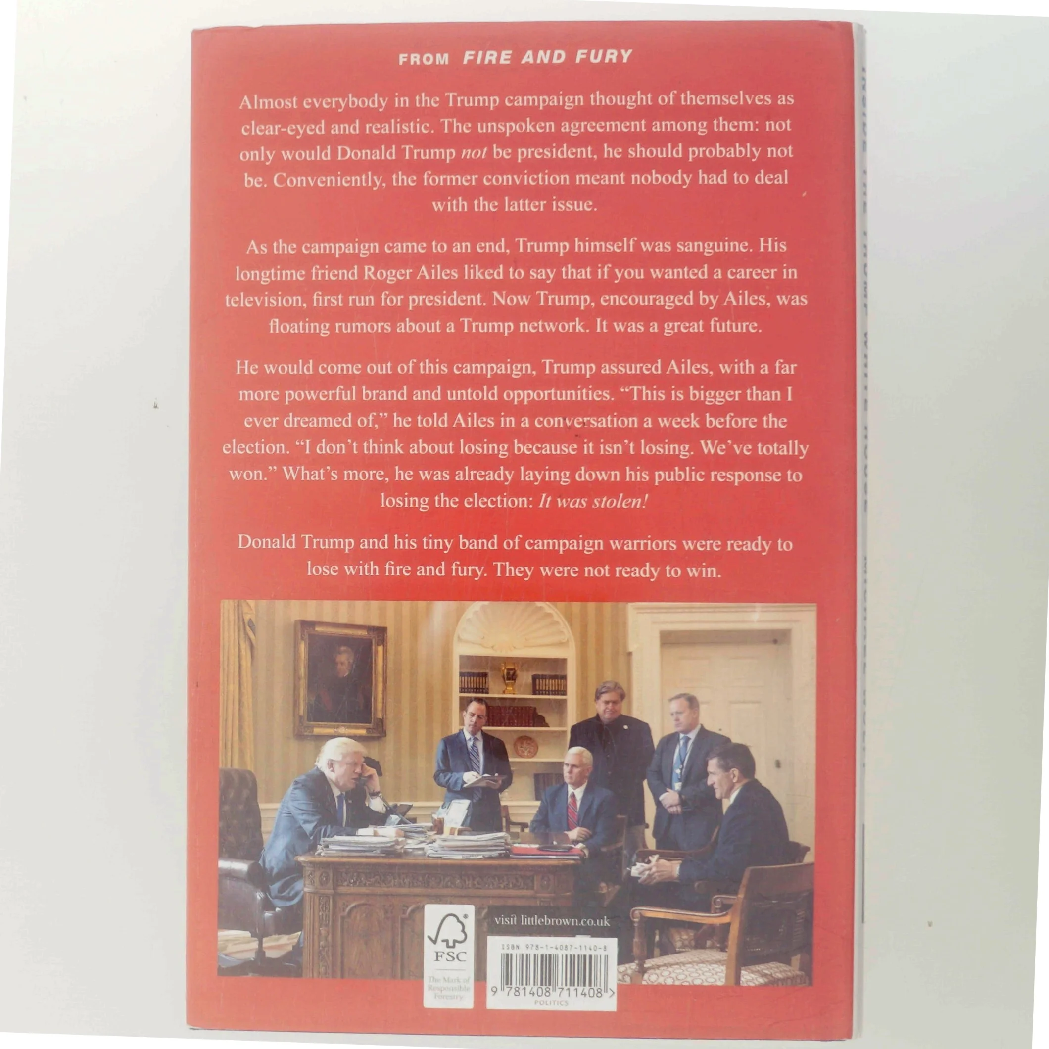 Fire and fury : inside the Trump White House af Michael Wolff (Bog)