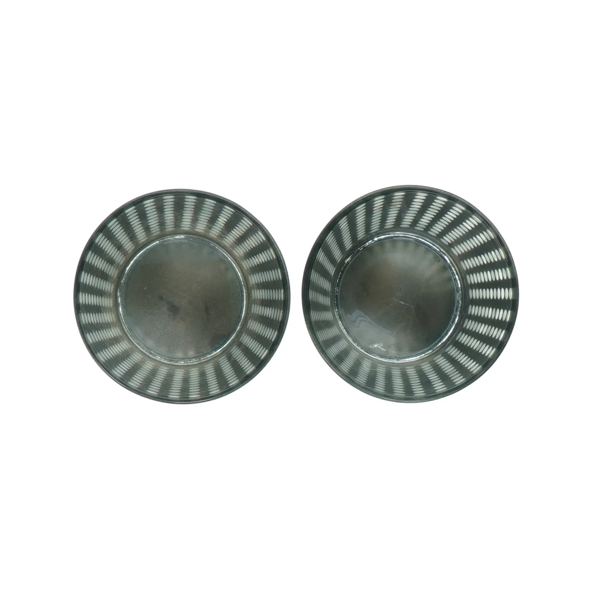 Fyrfadslysestager 2 styks fra KJ Collection (str. 7 x Ø7,5 cm)