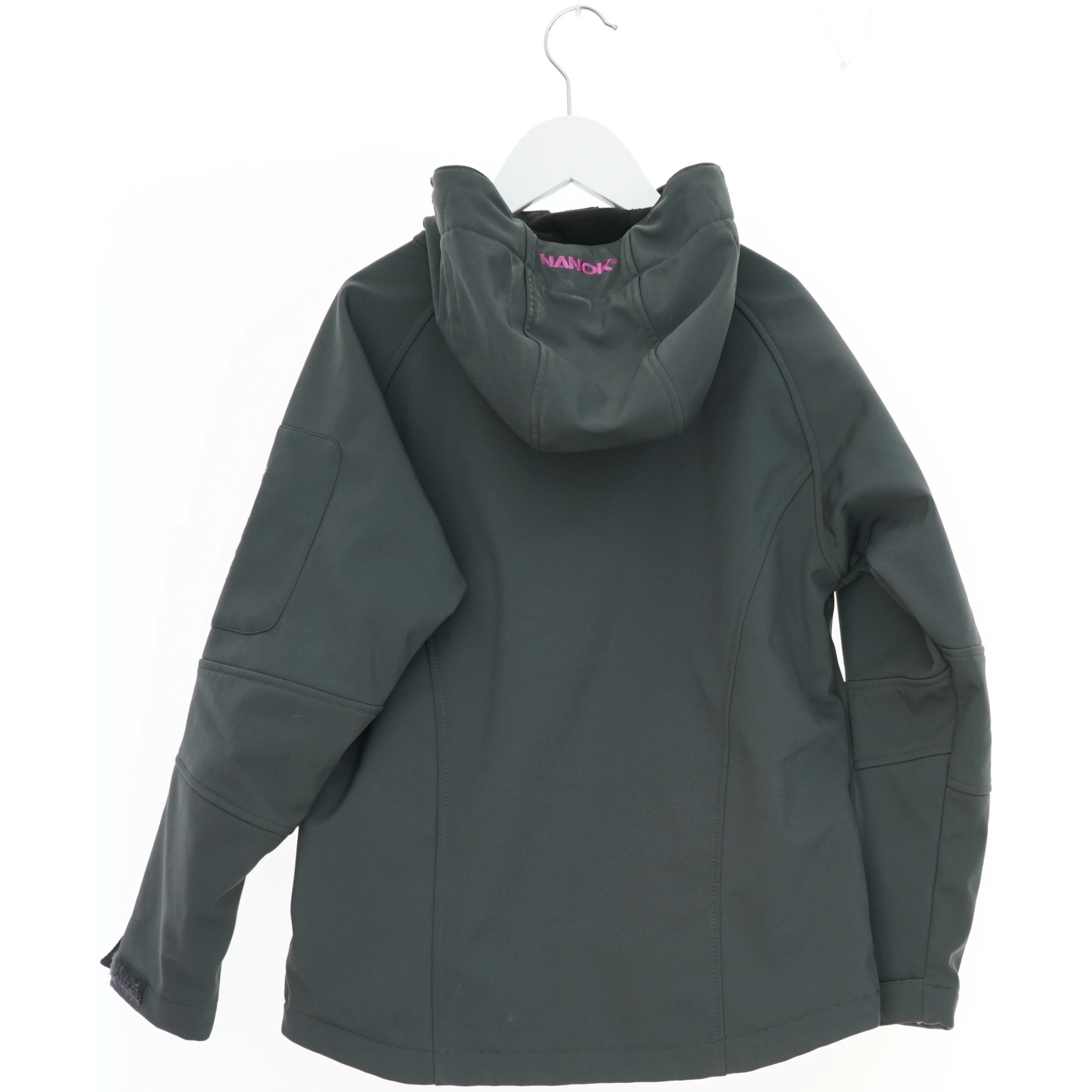 Softshell jakke med hætte fra NANOK (str. 128)