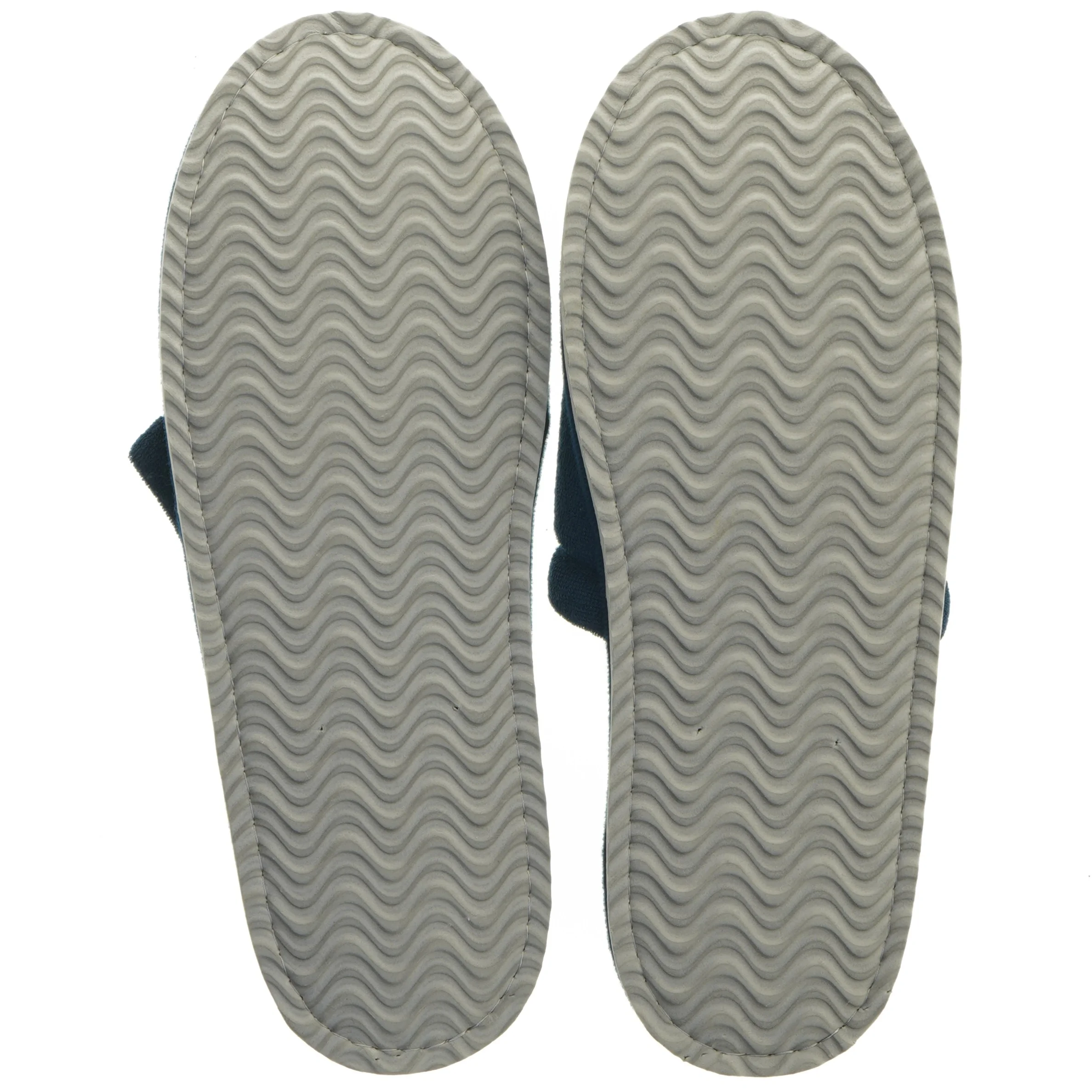 Hjemmesko i marineblå (str. længde 30,5 cm)