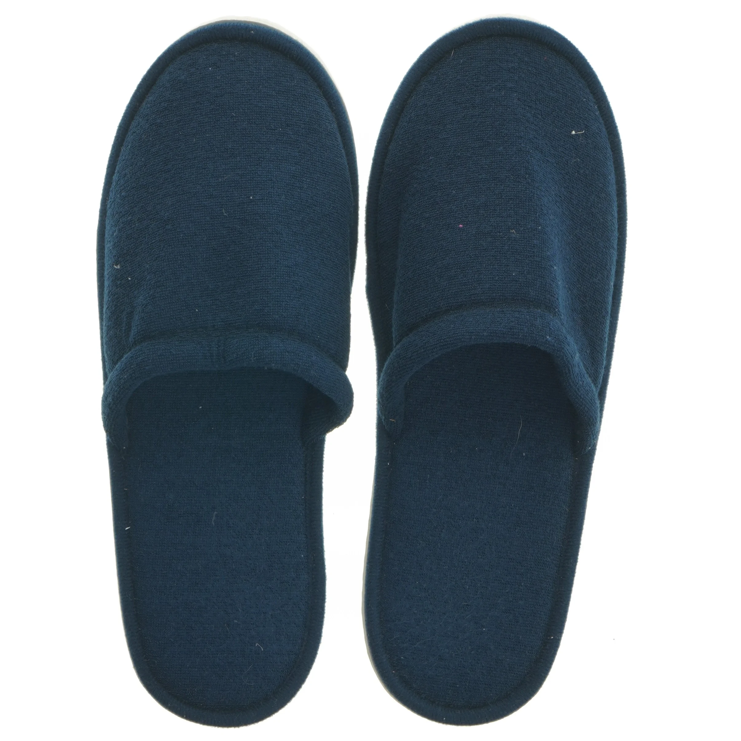 Hjemmesko i marineblå (str. længde 30,5 cm)