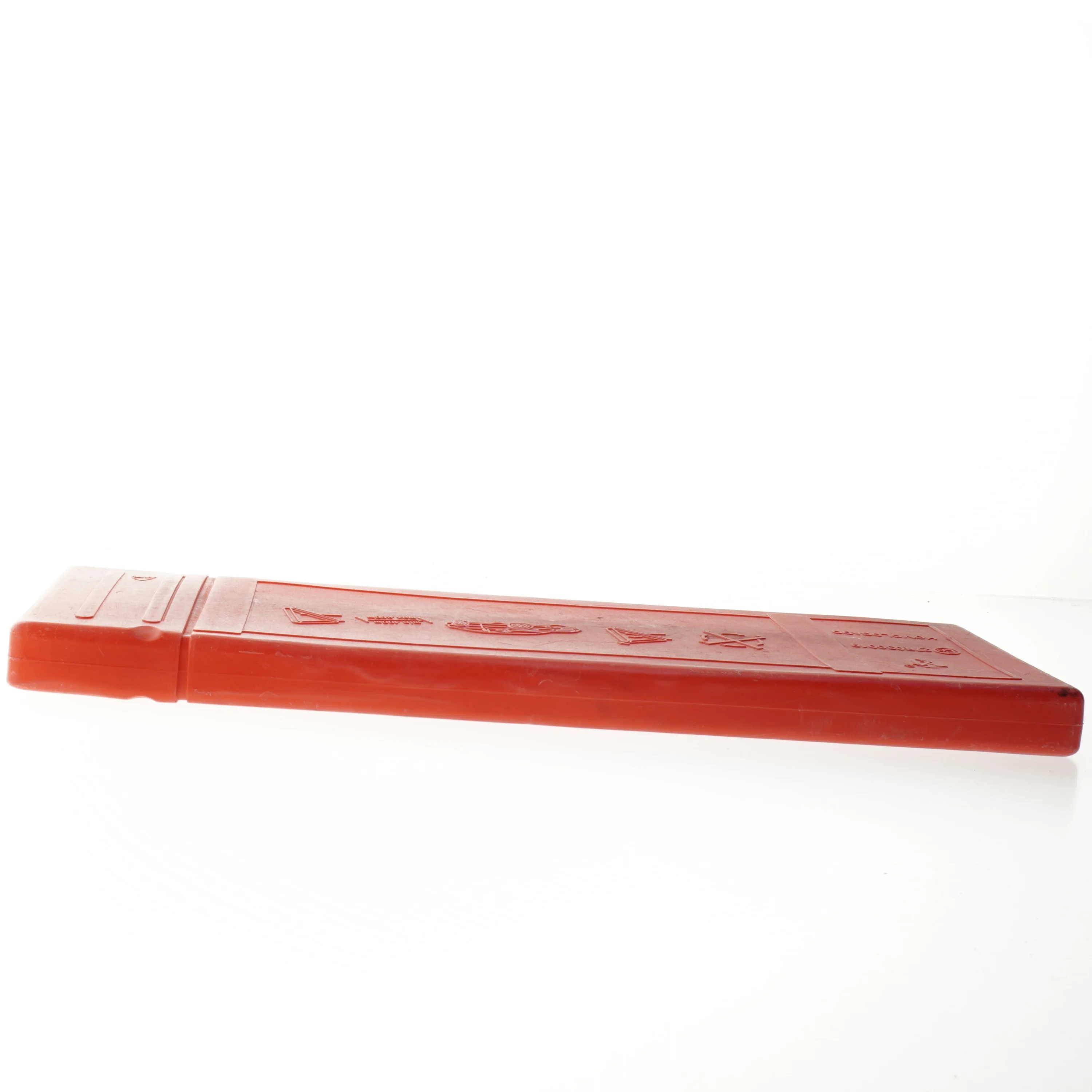 Advarseltrekant i etui fra Yj (str. 43x16 cm)