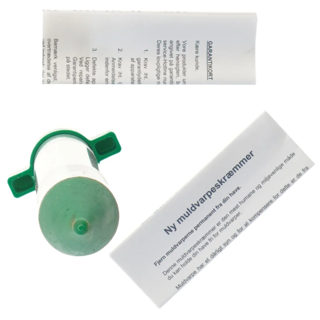 Ultralyd muldvarpeskræmmer fra Aldi (str. 41 cm)