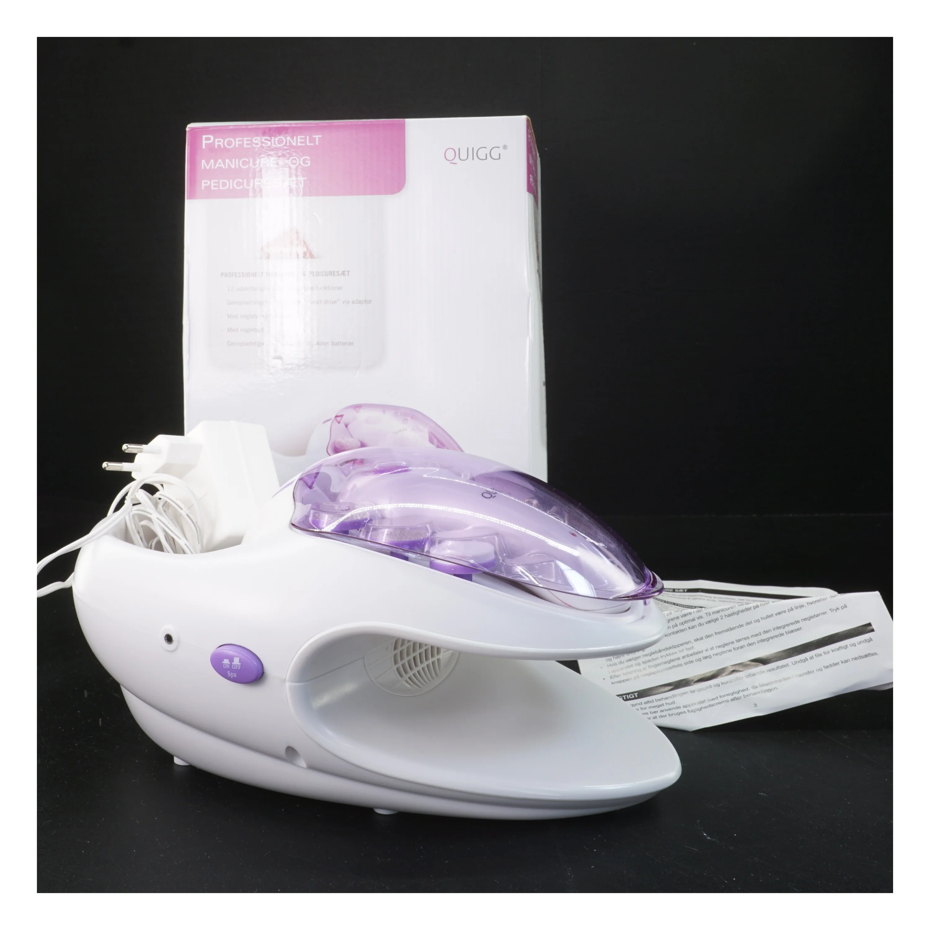 Quigg manicure og pedicure sæt fra Quigg (str. 25 cm)