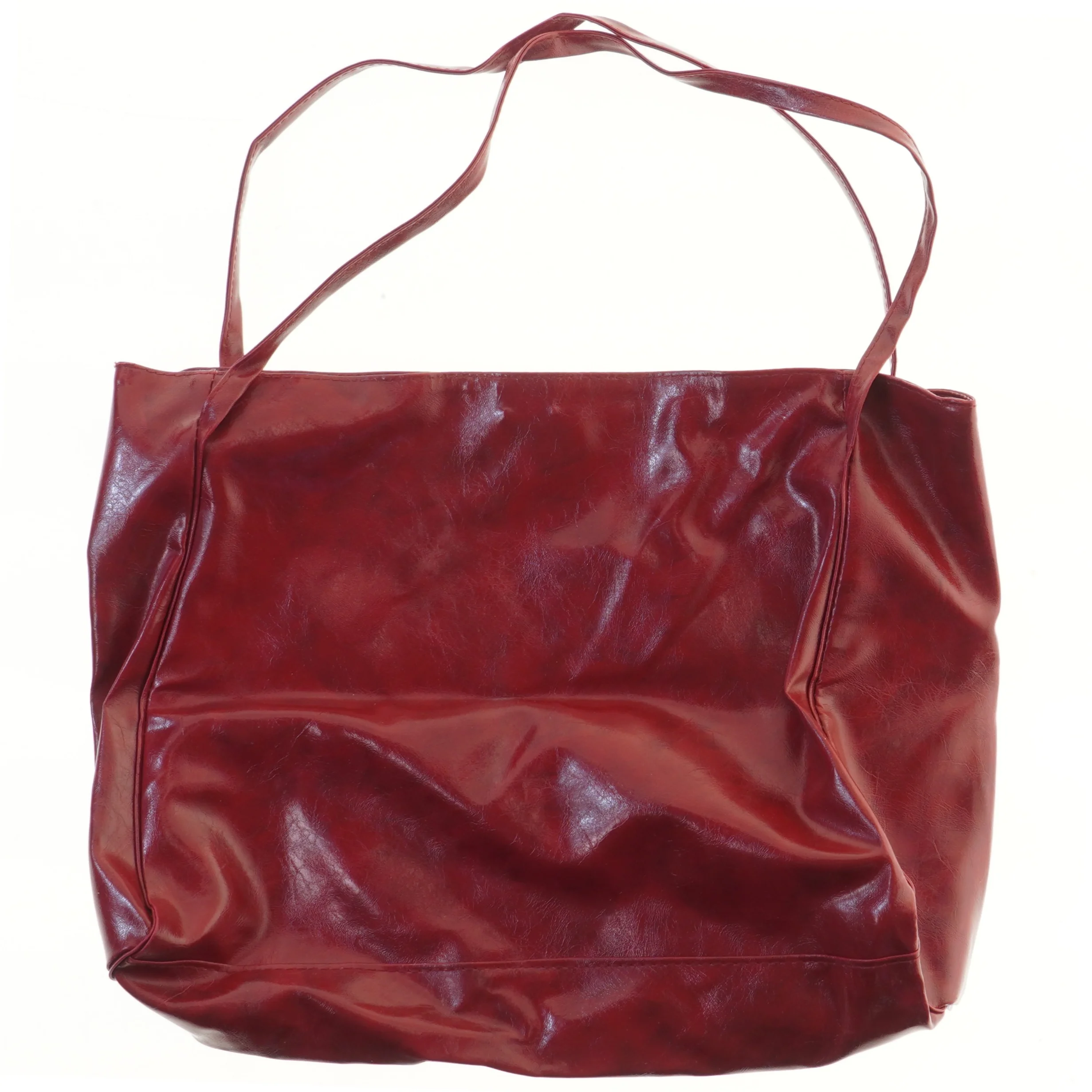 Stor rød taske (str. 43x34,5 cm)