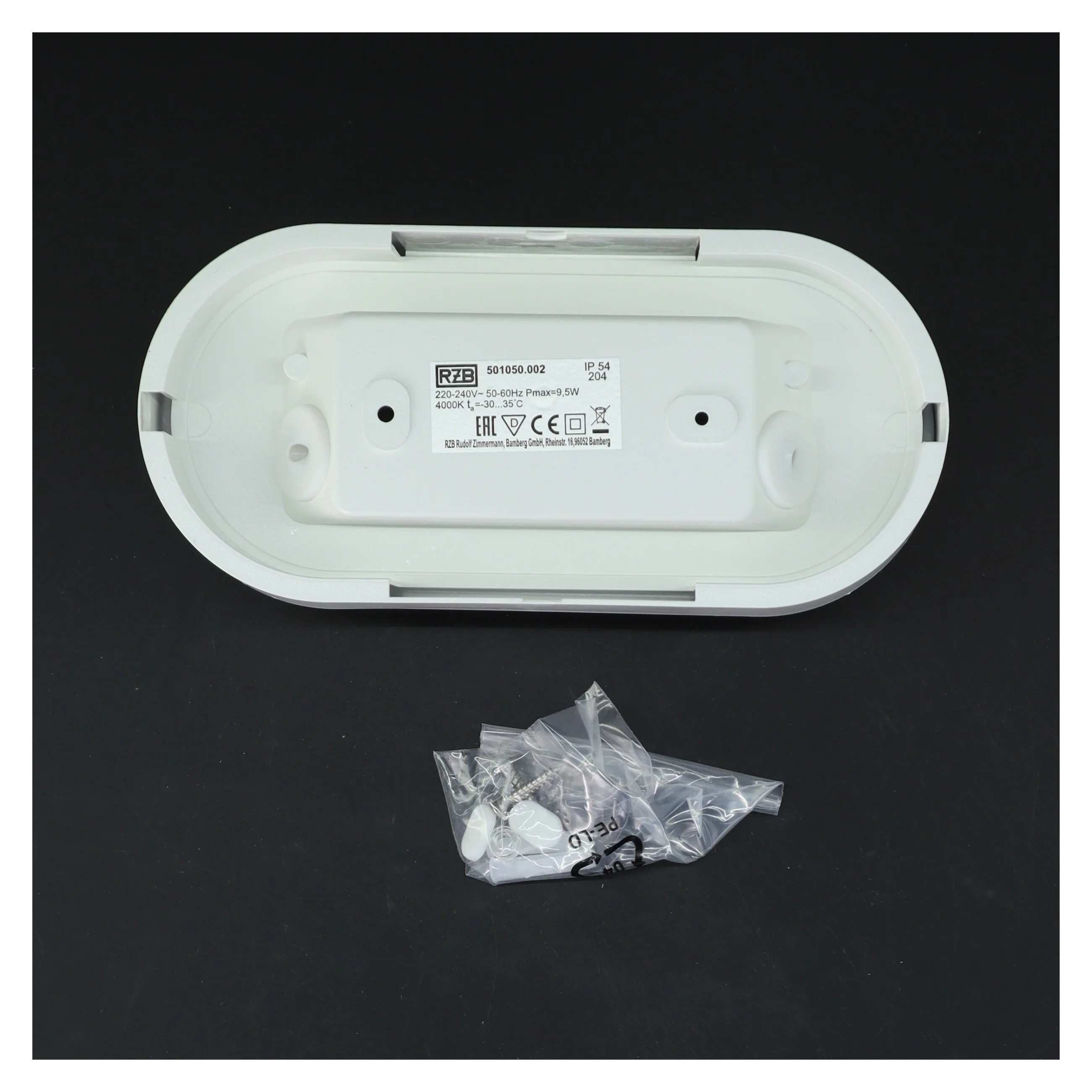 Væglampe RZB 501050.002 (str. 20,5x9,5 cm)