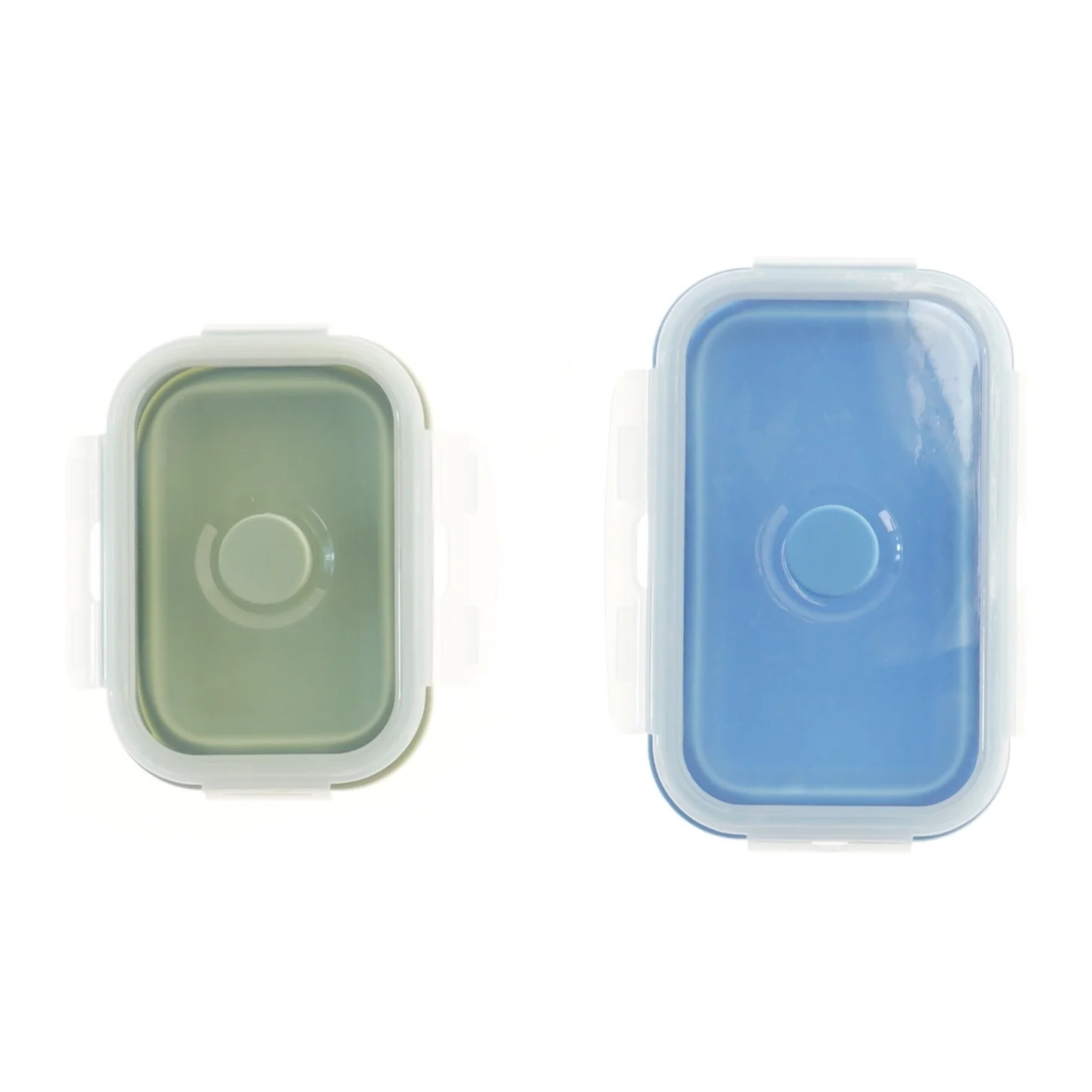 Opbevaringsbøtter med låg (str. 16x12 og 13x11 cm)