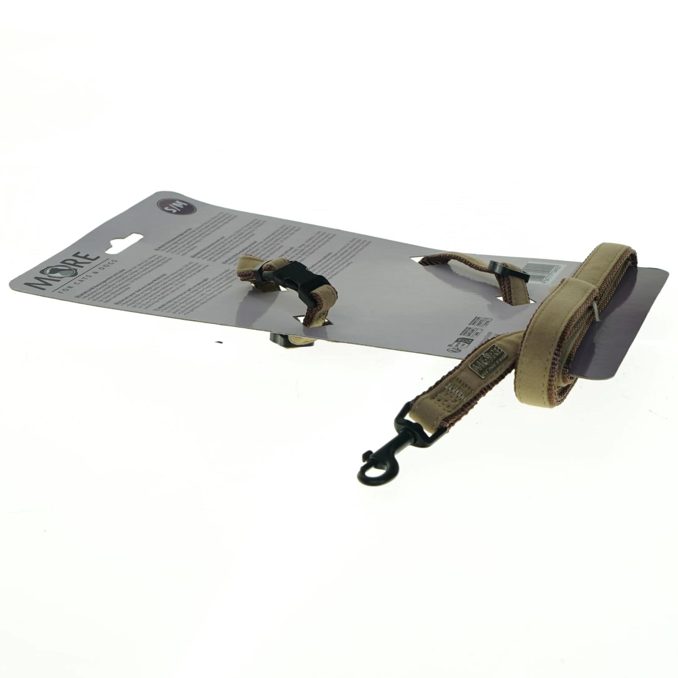 Katte sele fra More (str. Hals omfang, 16-23 cm. brystomfang, 19-30 cm. længde, 120 cm)