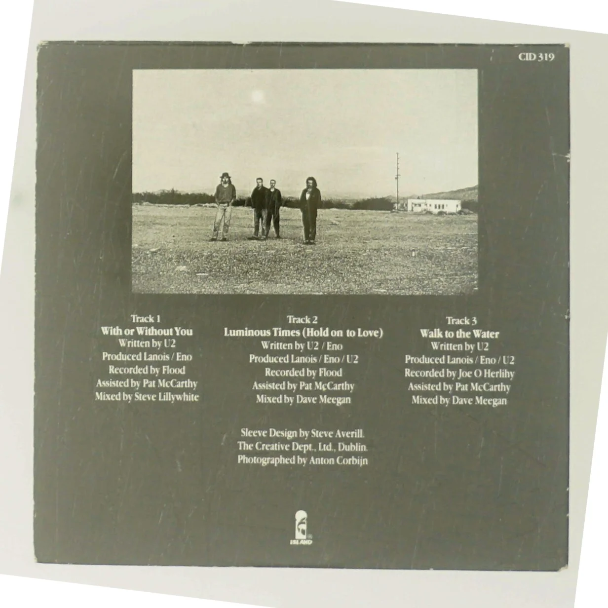 U2 'With or Without You' single fra U2