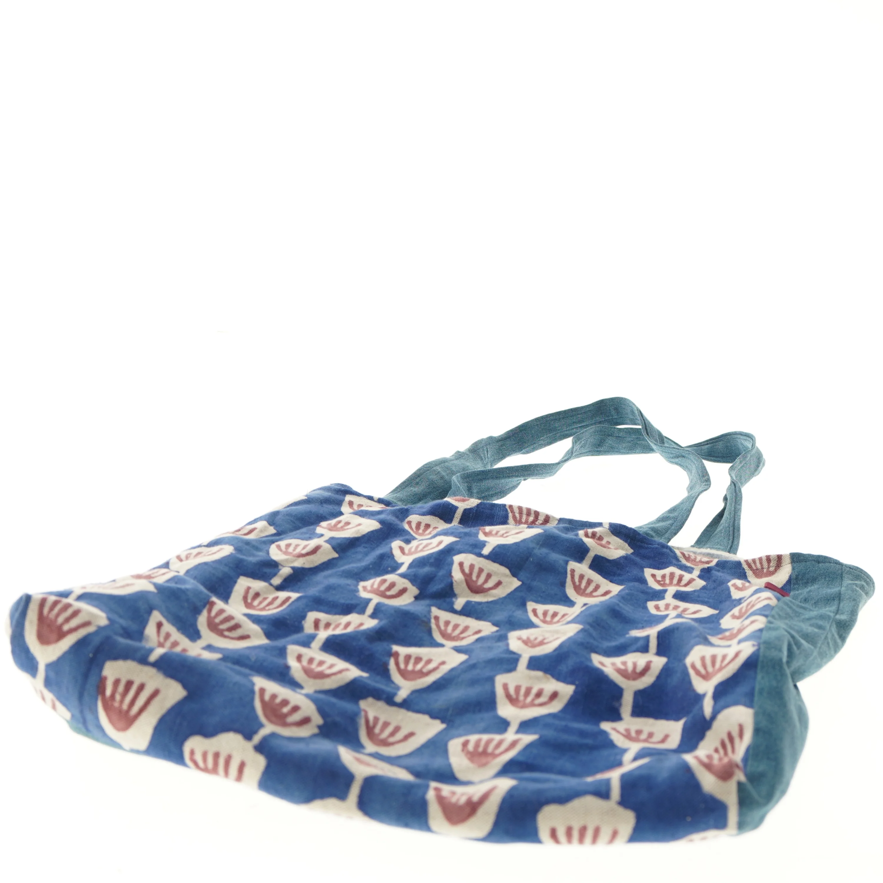 Stoftaske med blomsterprint (str. 45x45 cm)