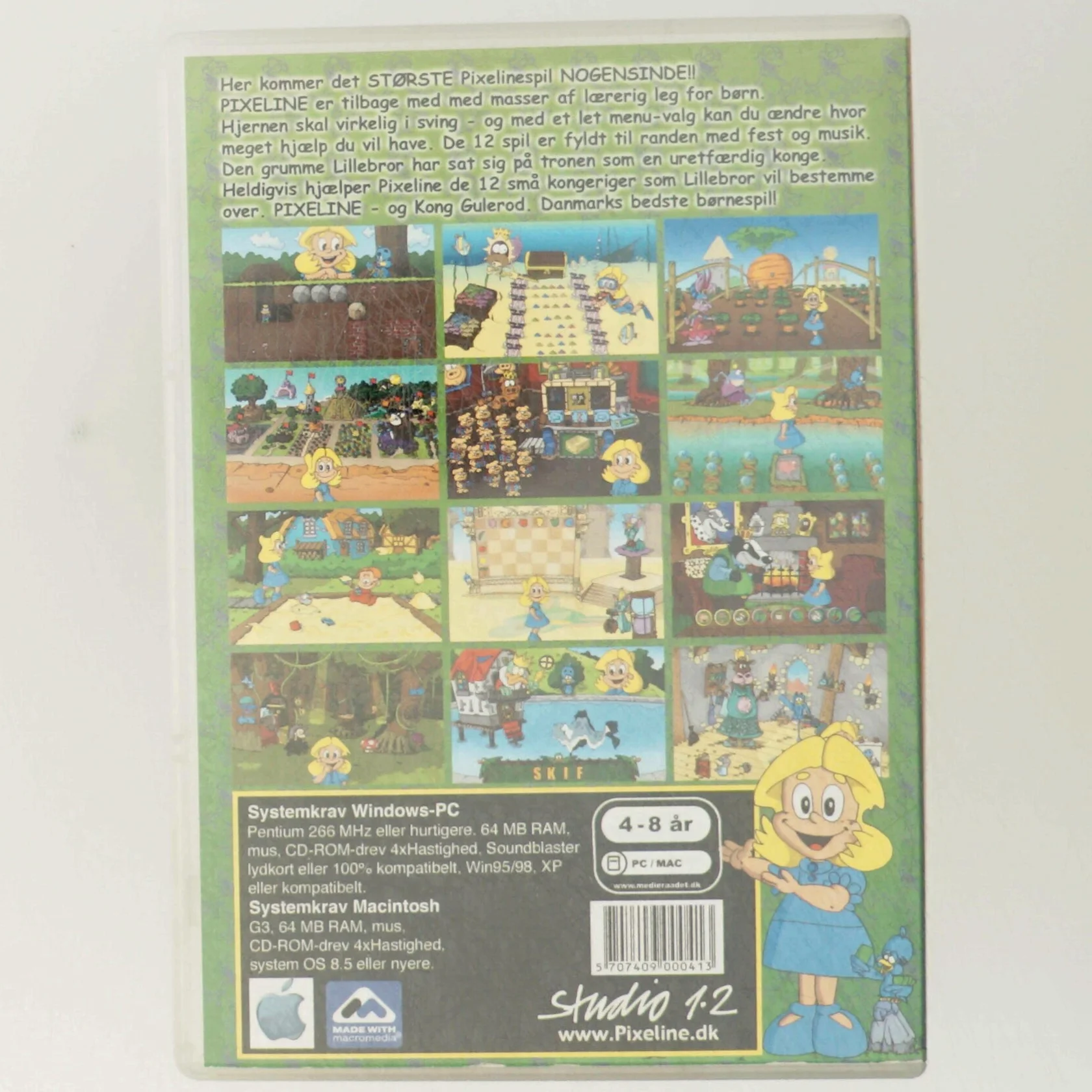 Pixeline PC-spil fra Studio 1-2