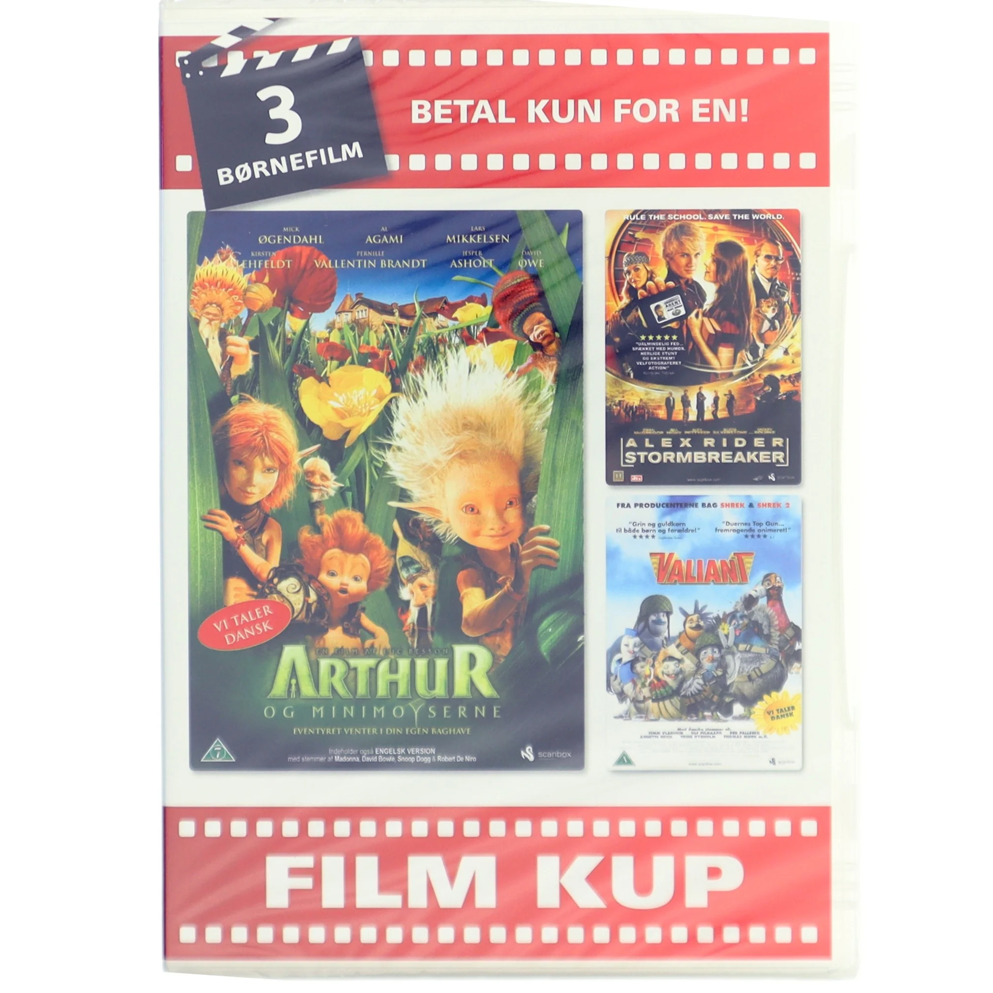 DVD b&oslash;rnefilm s&aelig;t