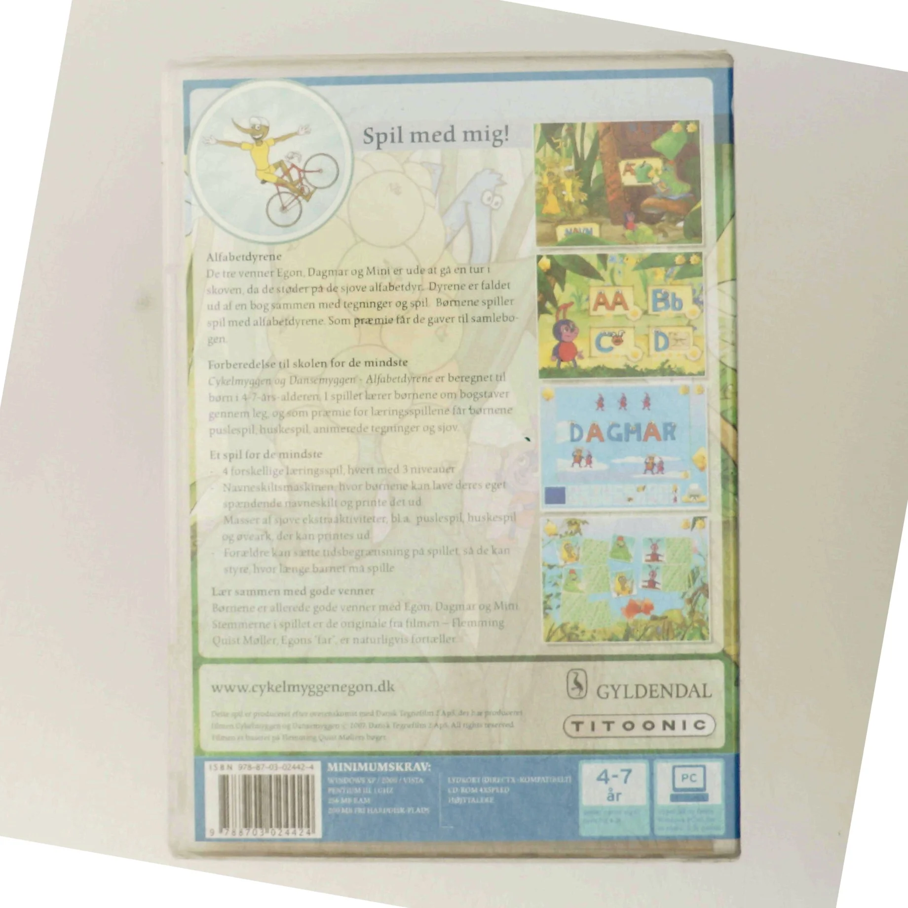 Cykelmyggen og Dansemyggen CD-ROM fra Gyldendal