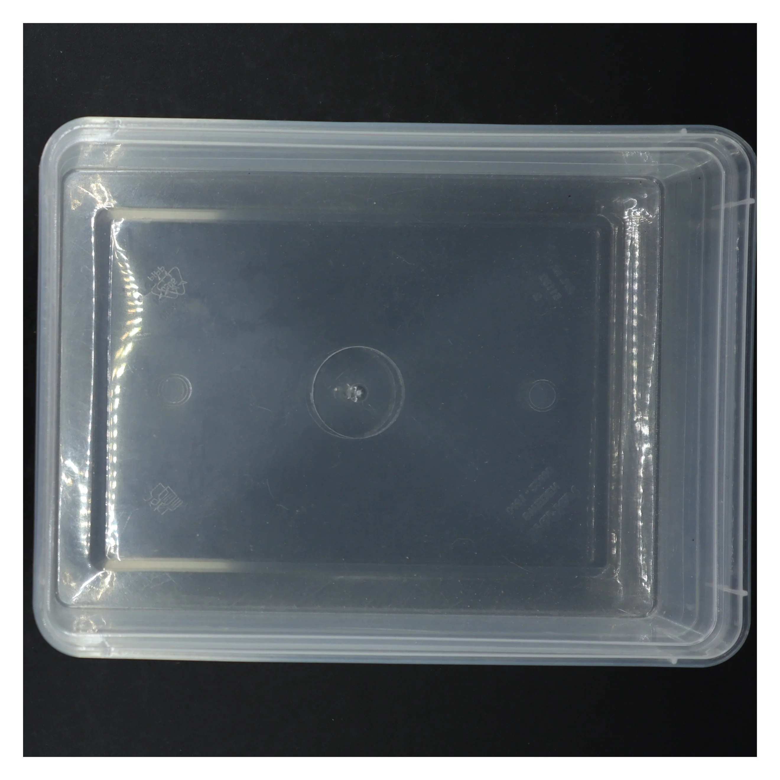 Gennemsigtig opbevaringsboks fra Braplast (str. 2 straks. 26 x 20 cm)