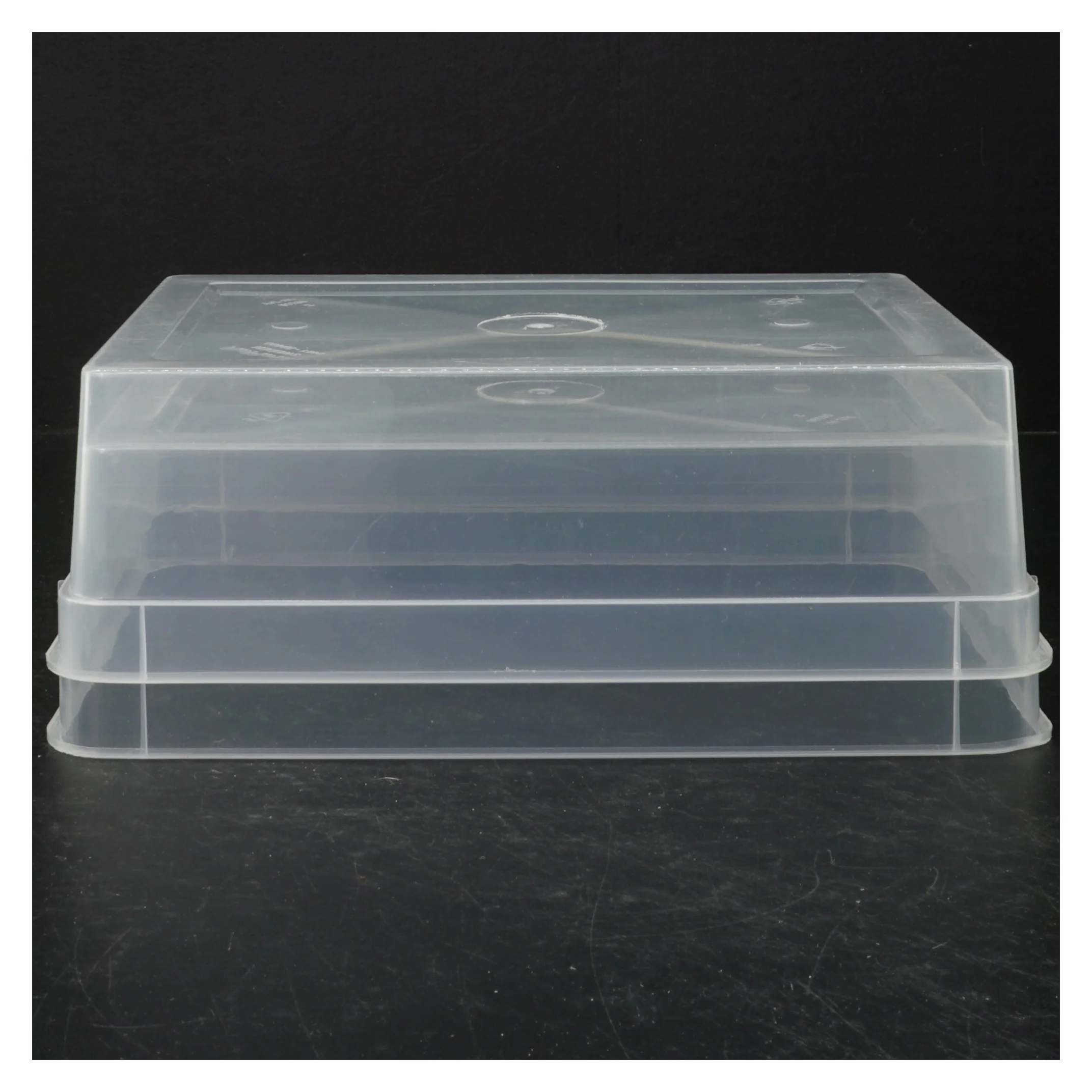 Gennemsigtig opbevaringsboks fra Braplast (str. 2 straks. 26 x 20 cm)