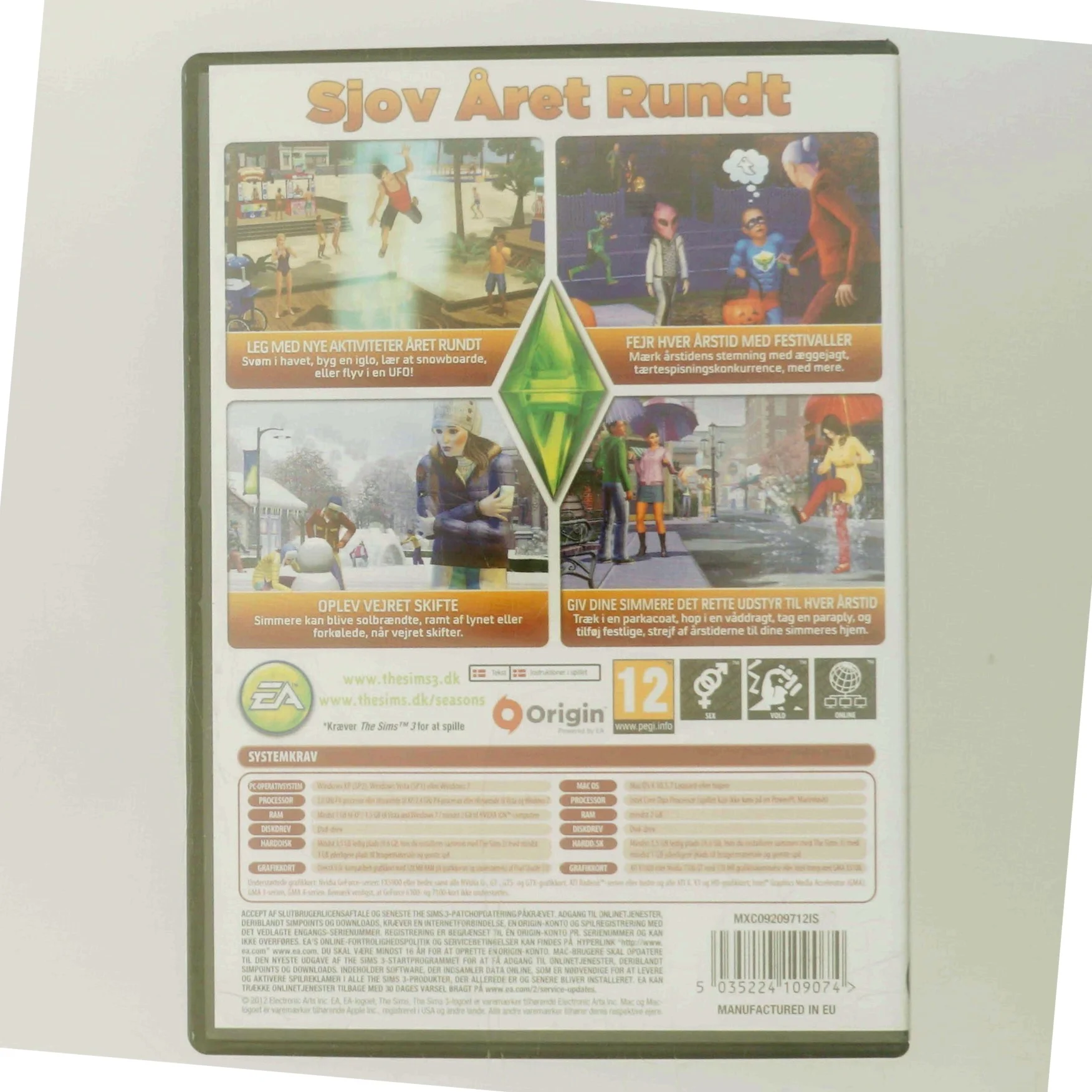 The Sims 3: Årstider (DVD)