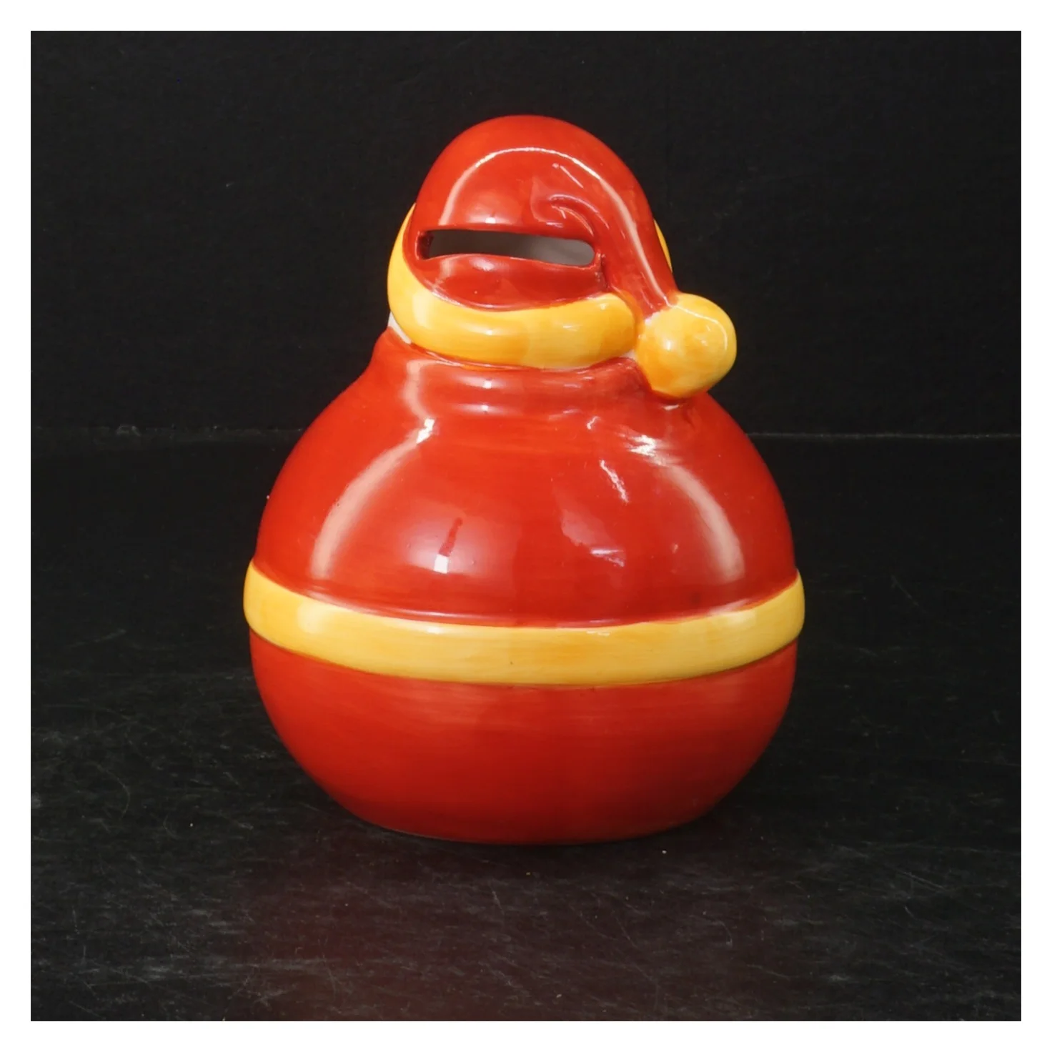 Julemand keramik sparebøsse (str. 14 cm)