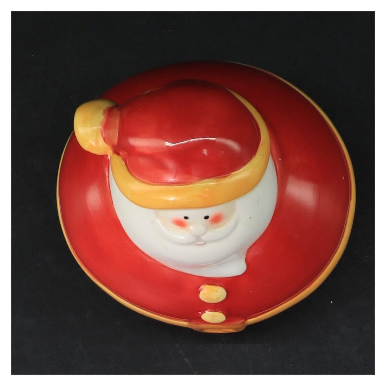 Julemand keramik sparebøsse (str. 14 cm)