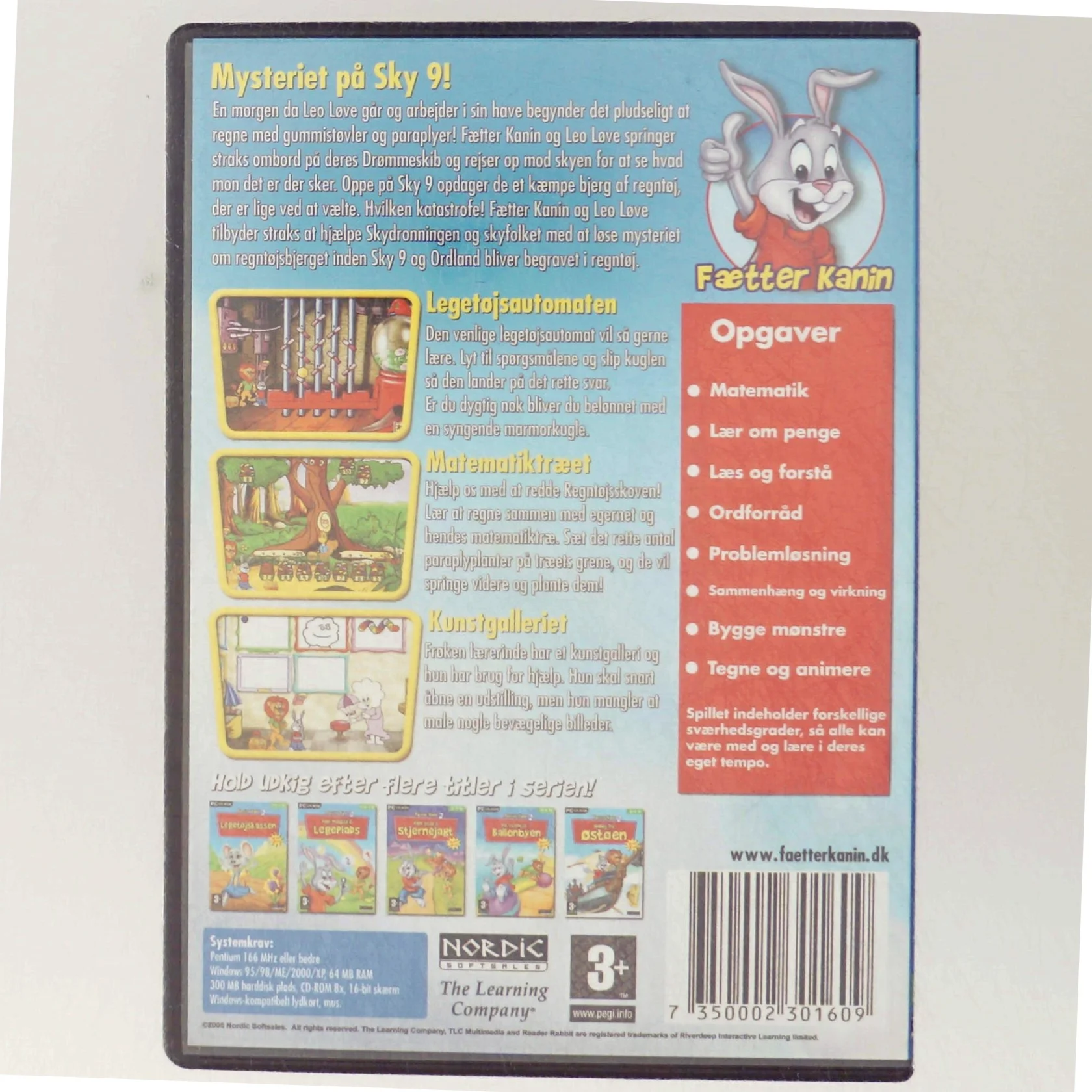 PC-spil 'Mysteriet på Sky 9' fra Nordic Softsales