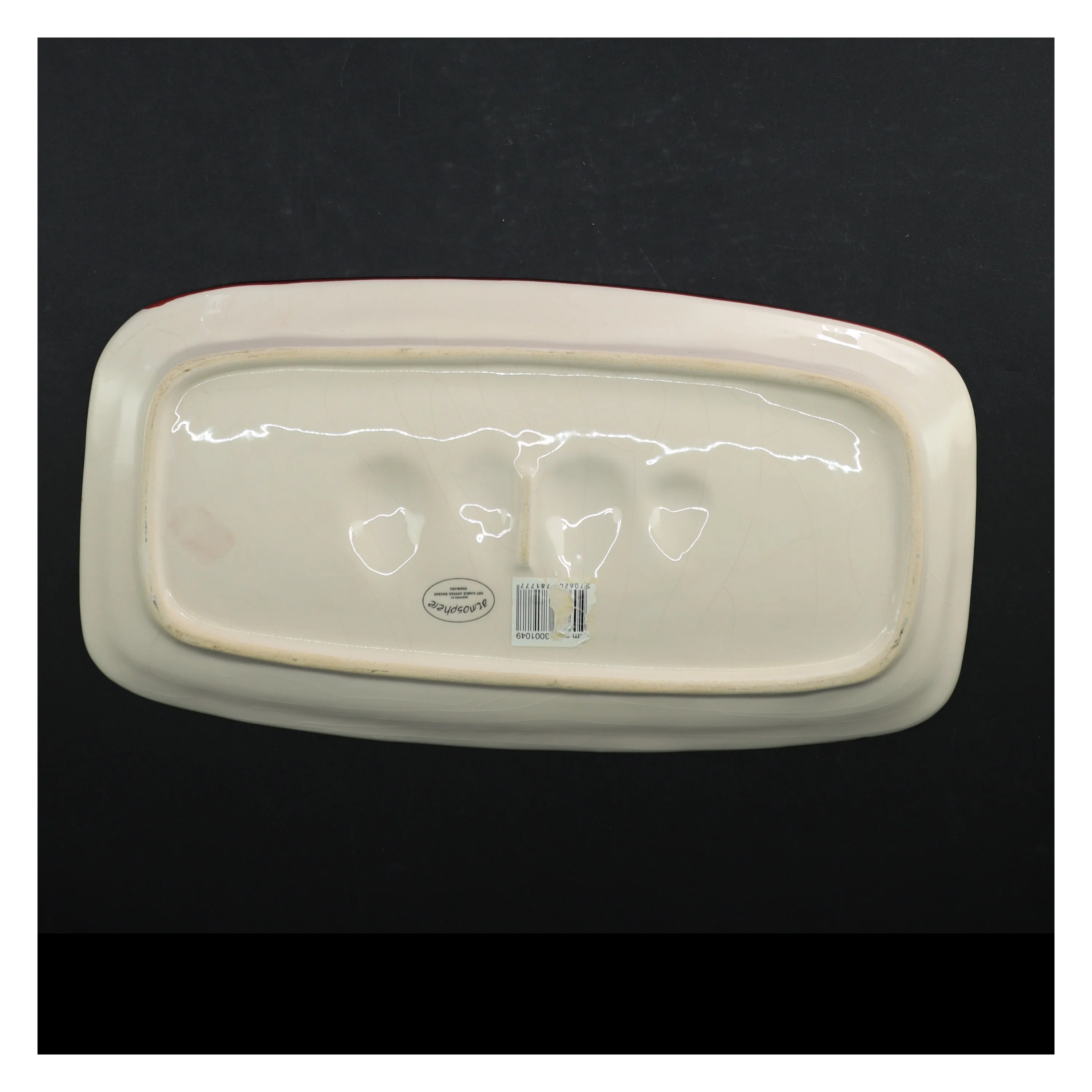 Keramisk fad med julemotiv fra Atmosphere (str. 33x18 cm)