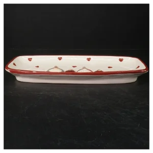 Keramisk fad med julemotiv fra Atmosphere (str. 33x18 cm)