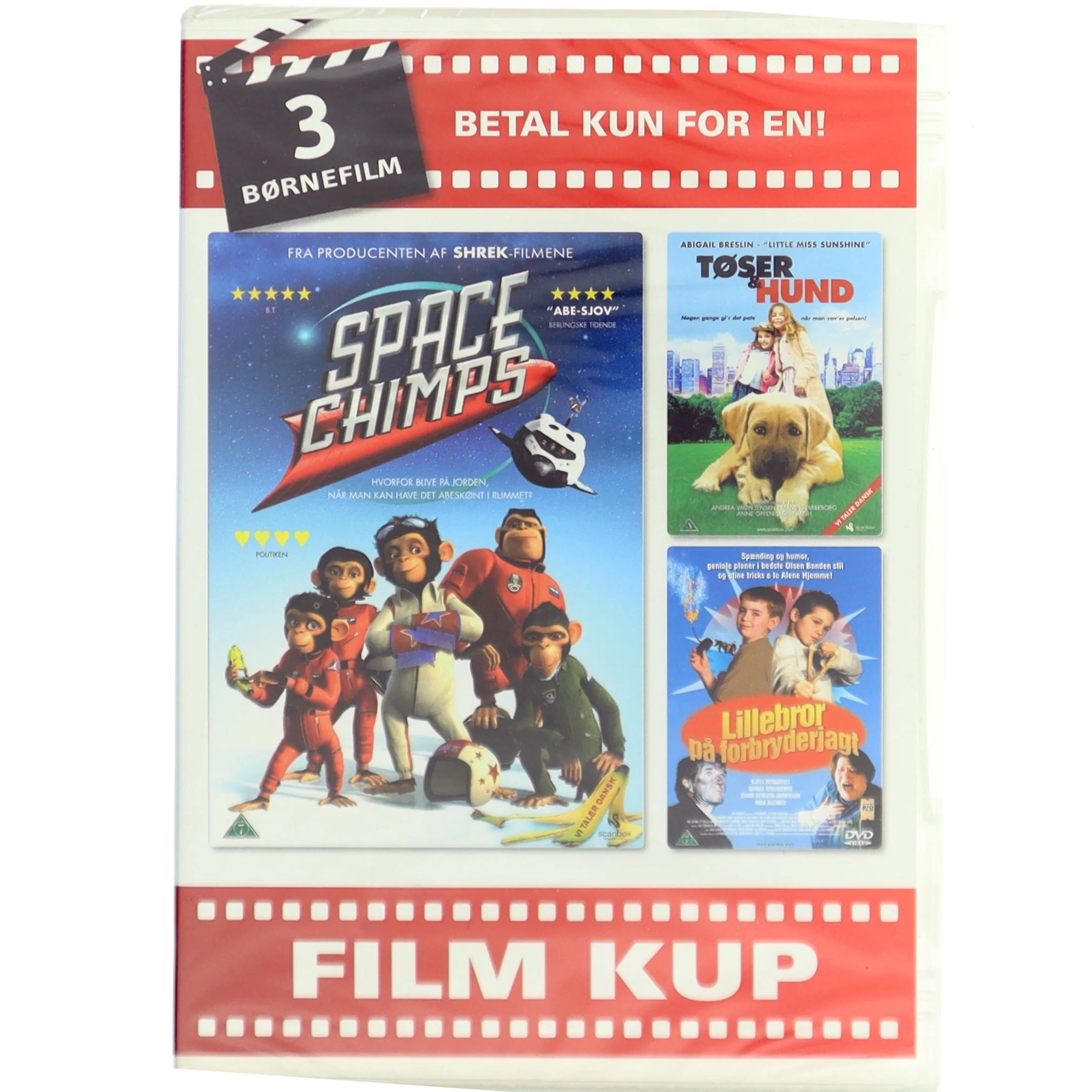 B&oslash;rnefilm DVD-pakke