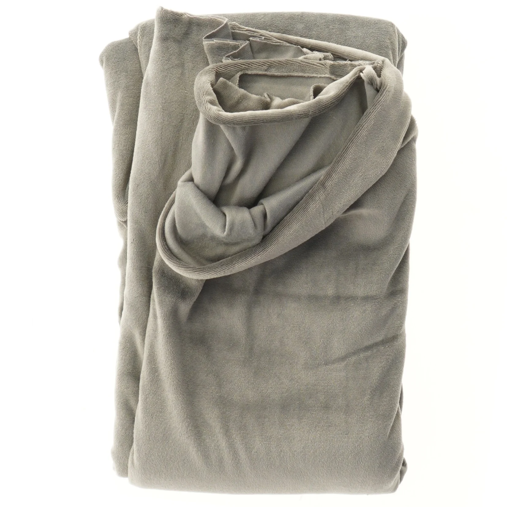 Grå velour (str. 150x150 cm)