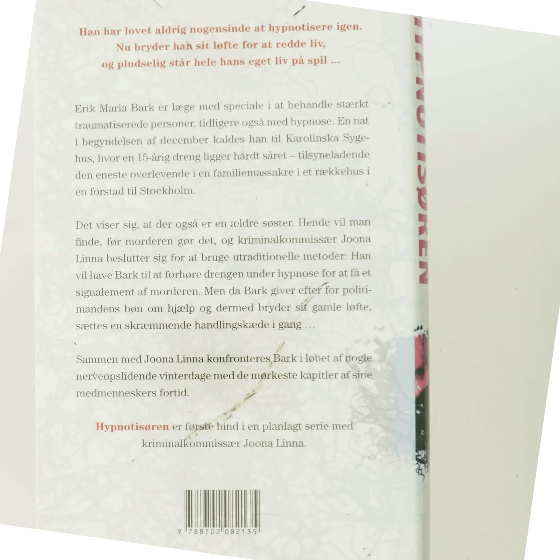 Hypnotisøren af Lars Kepler (Bog)