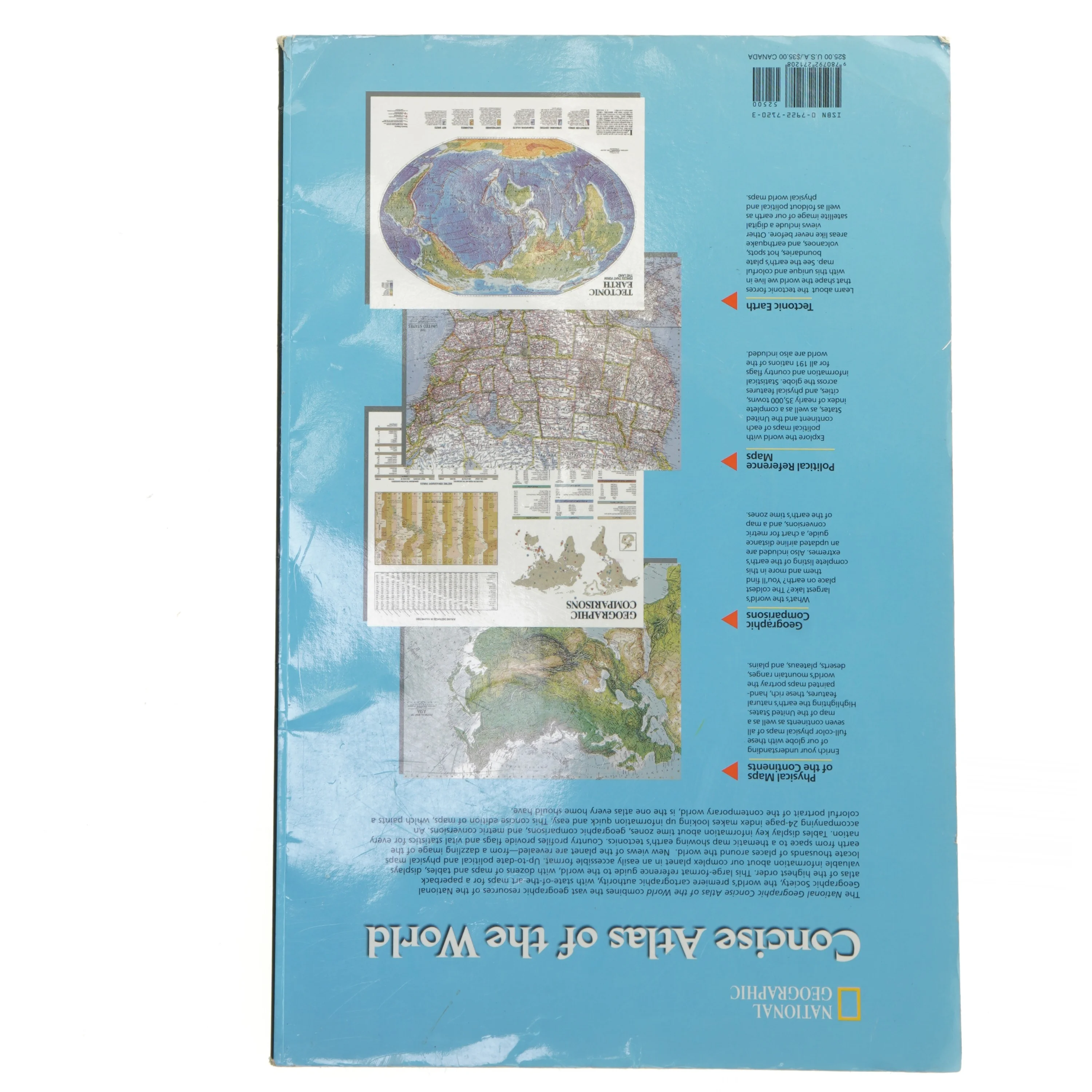 Verdensatlas fra National Geographic (str. 46 x 30 cm)