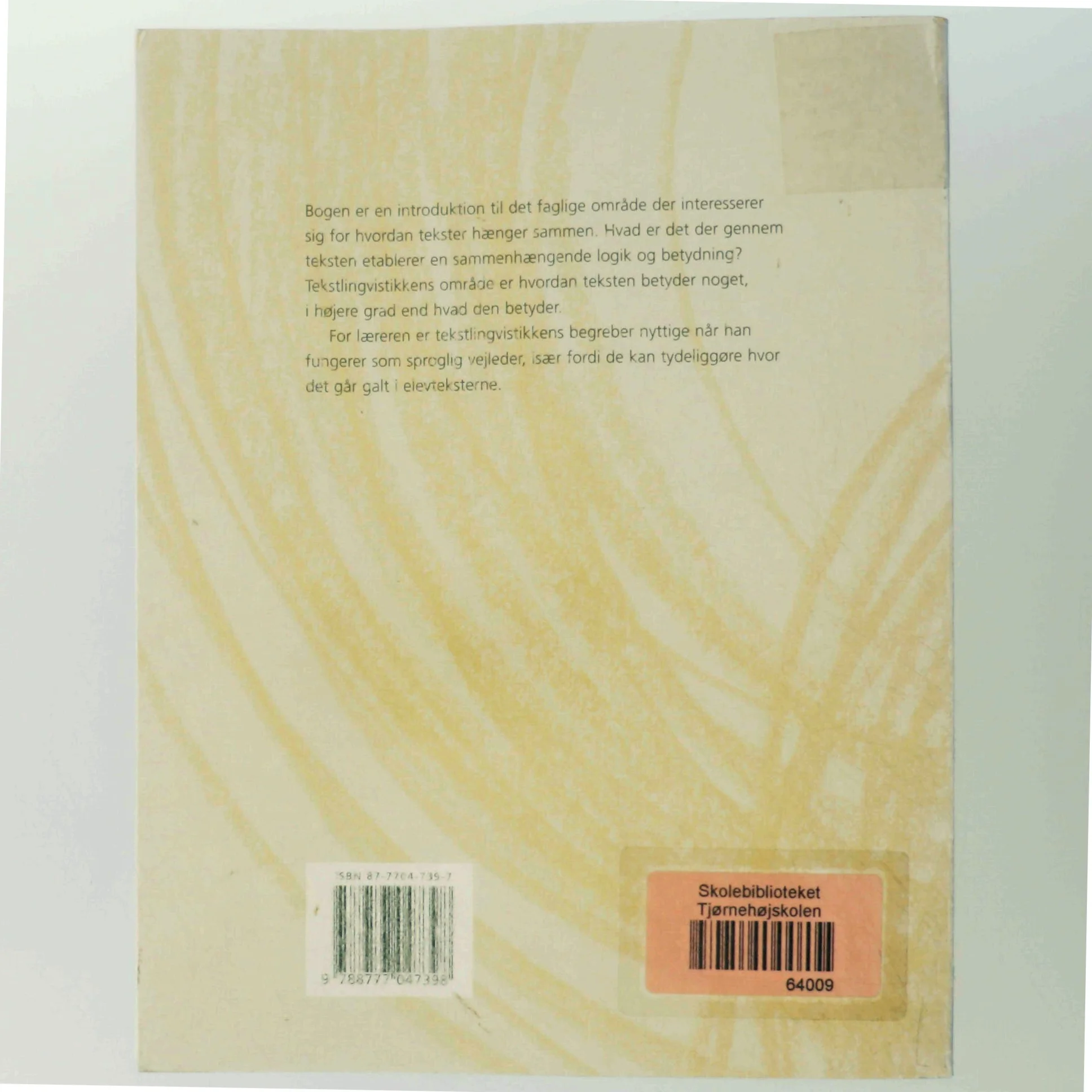 Grundbog i tekstlingvistik af Henrik Møller (f. 1942-08-11) (Bog)